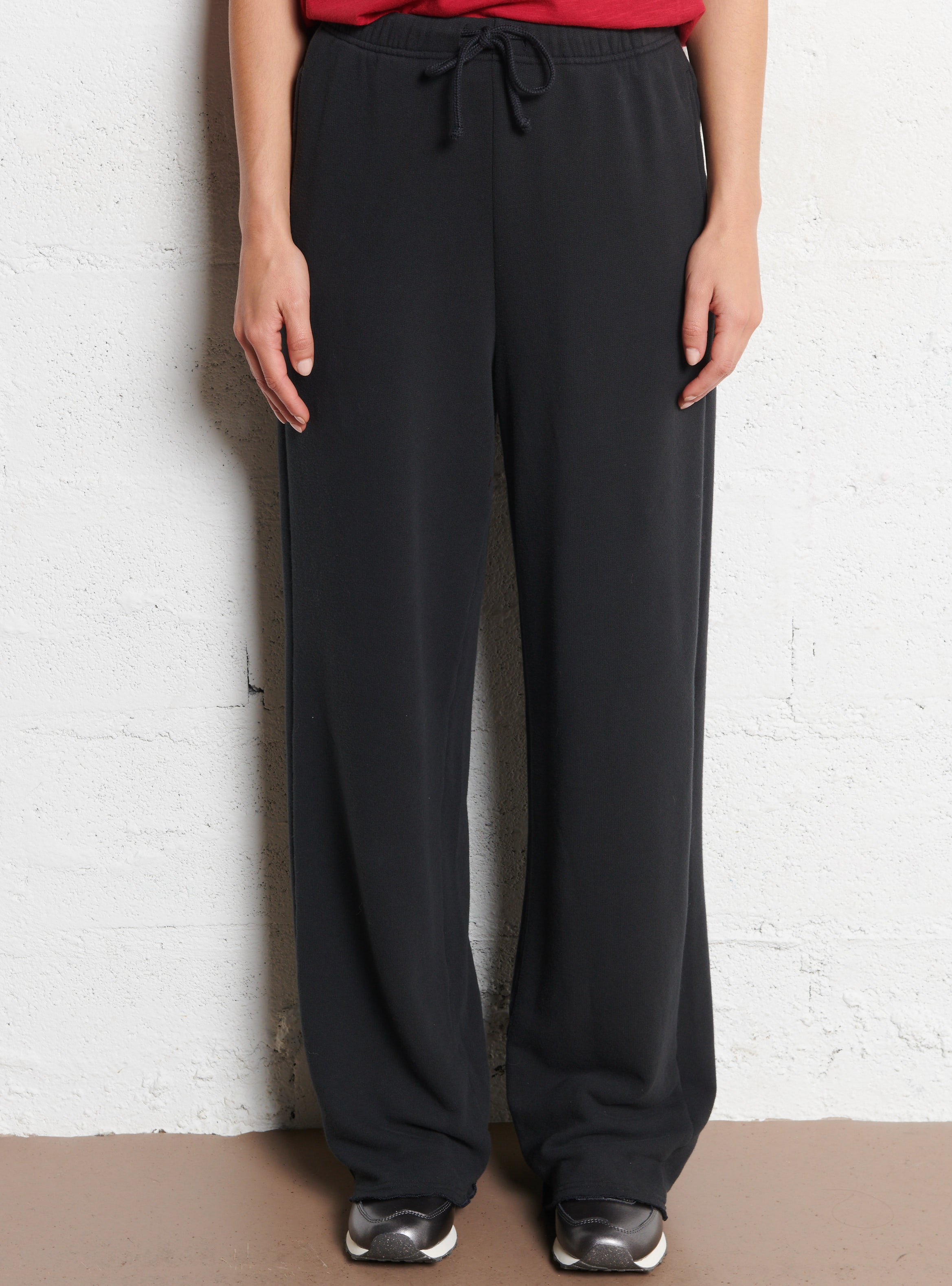 Jogging ample en coton mélangé atubay AMERICAN VINTAGE Noir