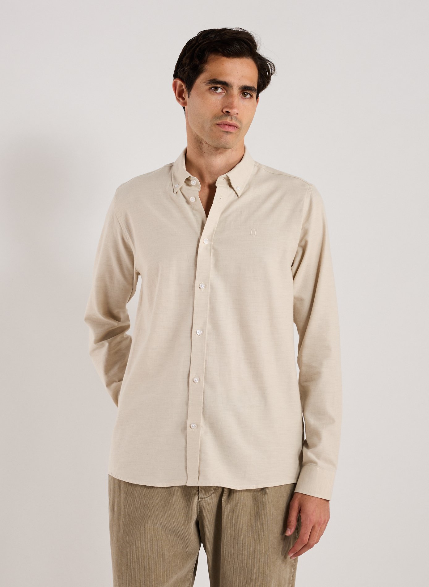 Chemise unie en coton Blanc by LES DEUX LES DEUX Chemise unie en coton Blanc