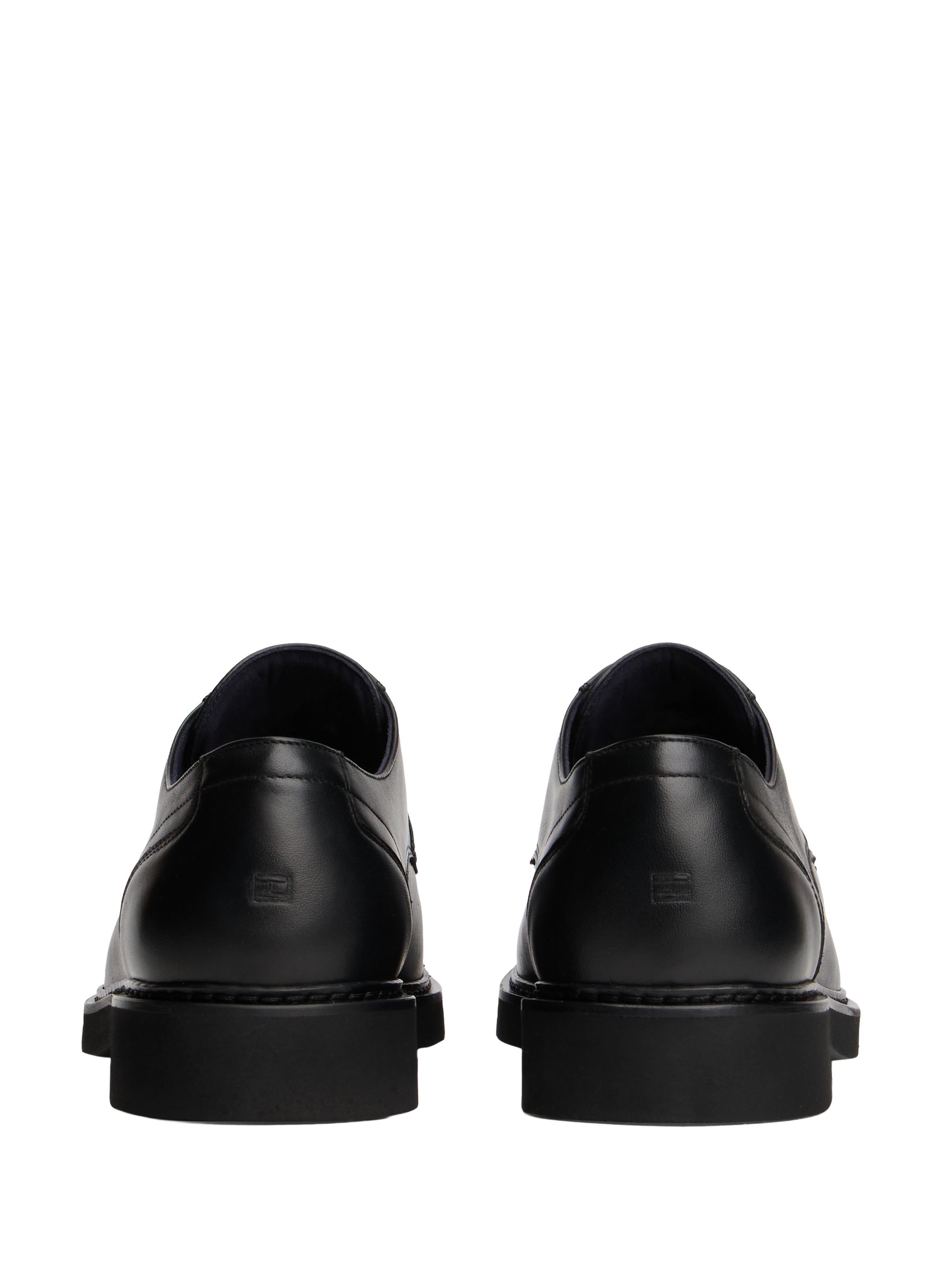 Derbies à lacet en cuir lisse TOMMY HILFIGER Noir