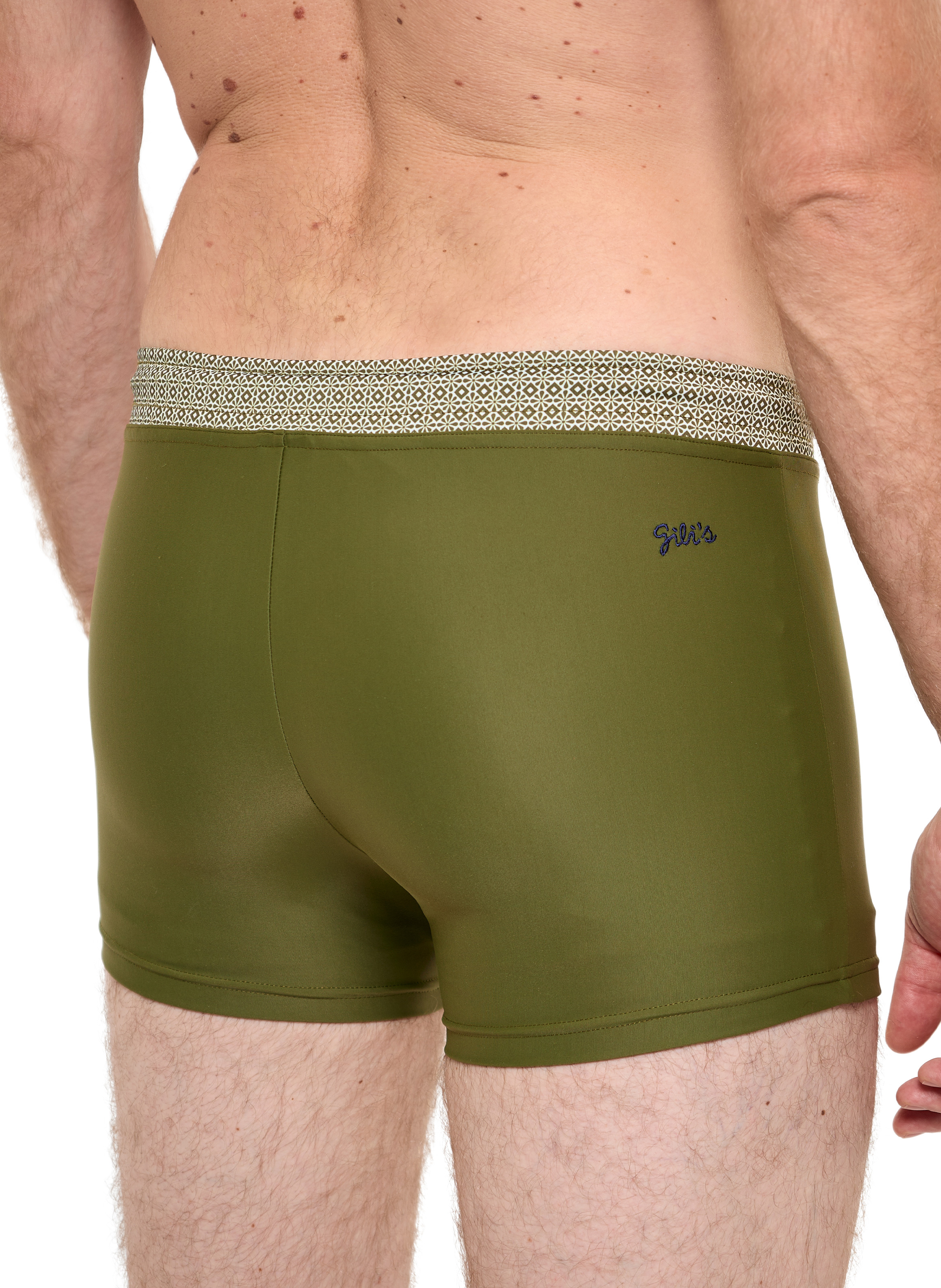 Boxer de bain   kaki GILI'S Vert