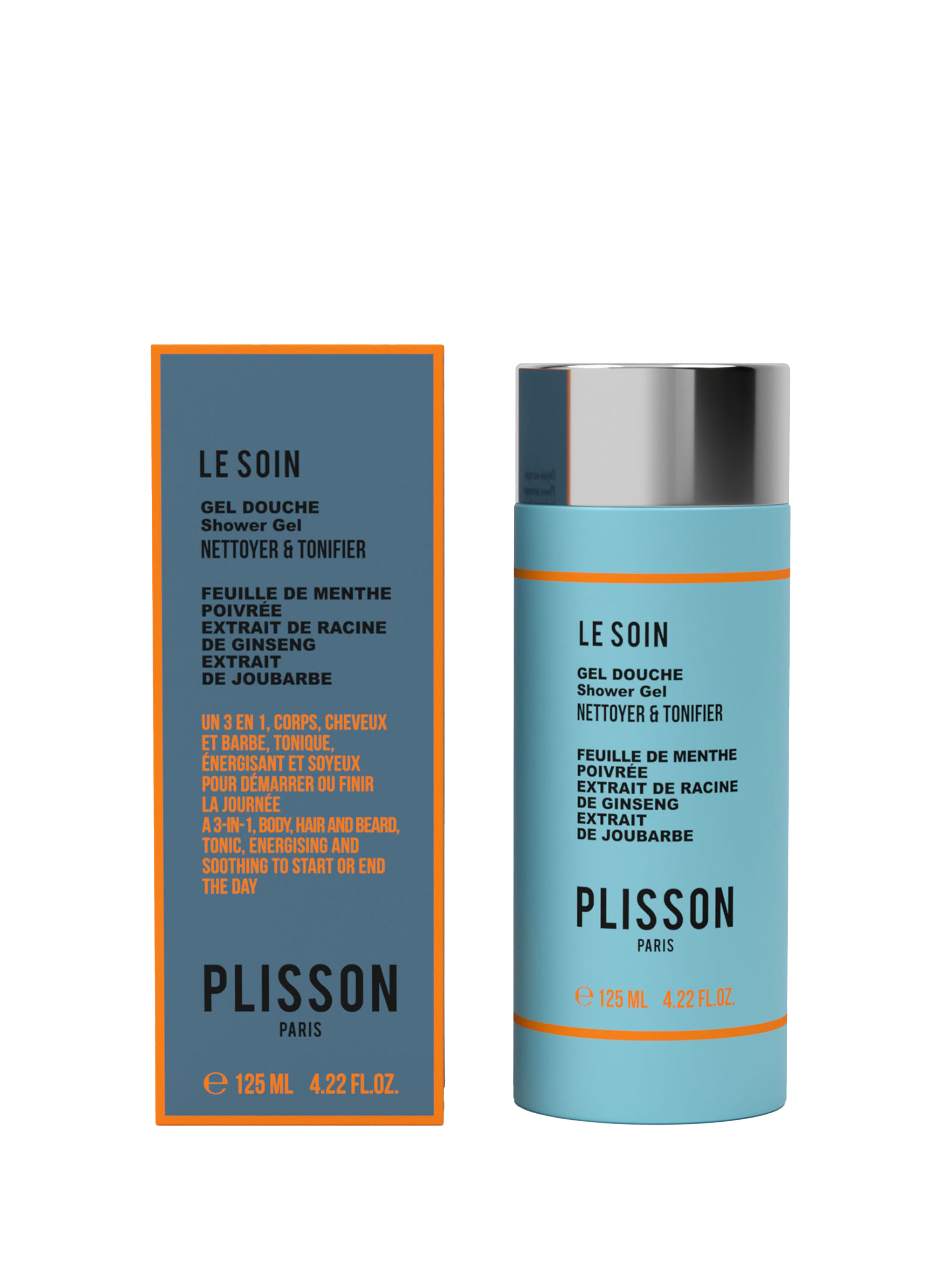 PLISSON Gel douche Plisson corps, cheveux et barbe No color
