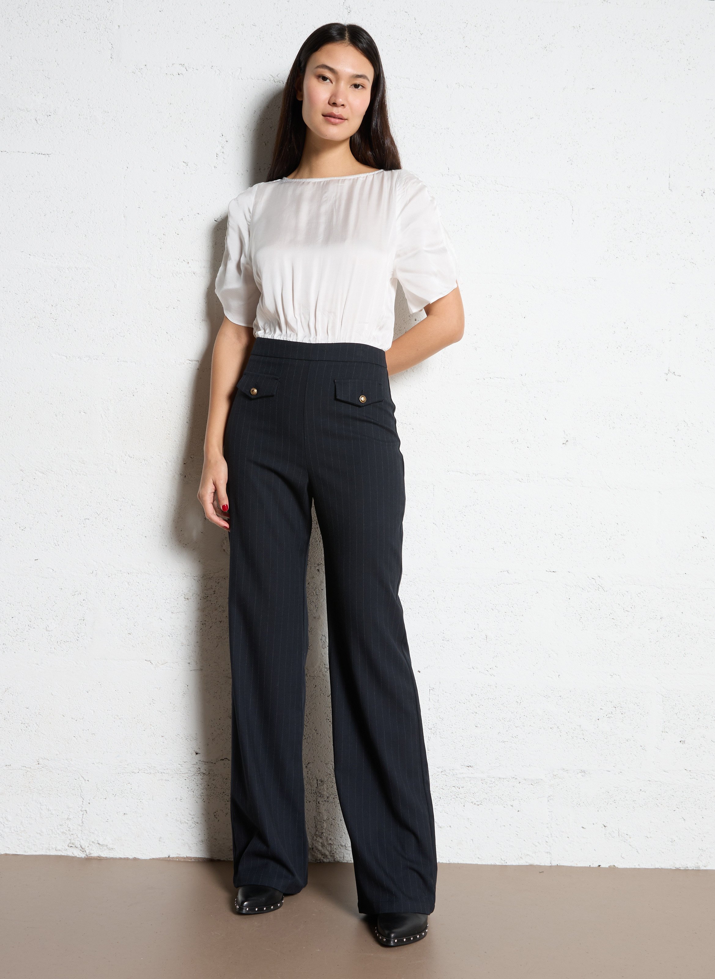 Combinaison col bateau IKKS Bleu