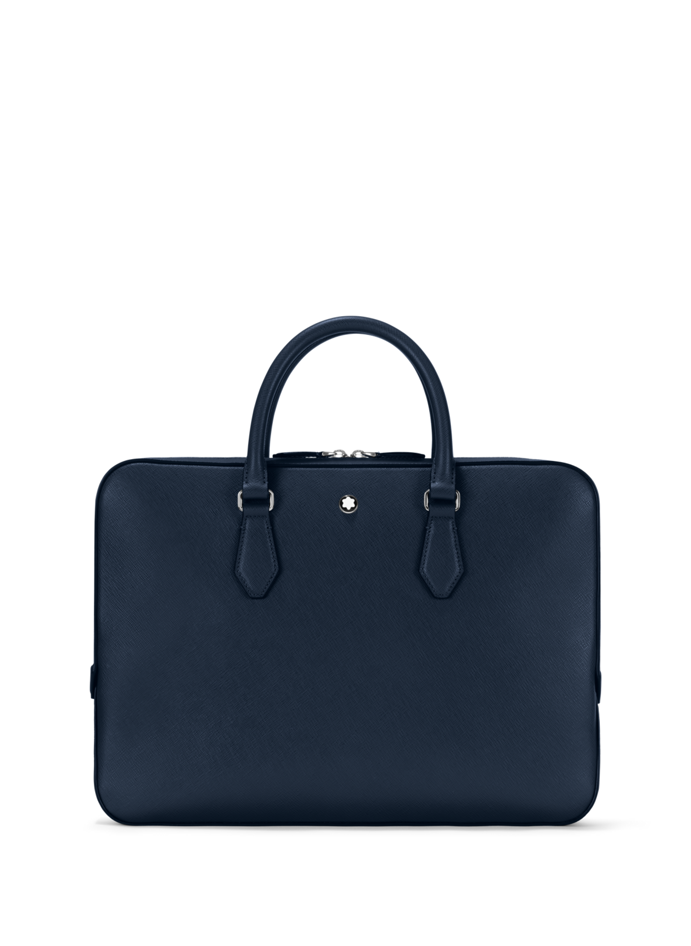 Leather document holder with shoulder strap MONTBLANC Blue