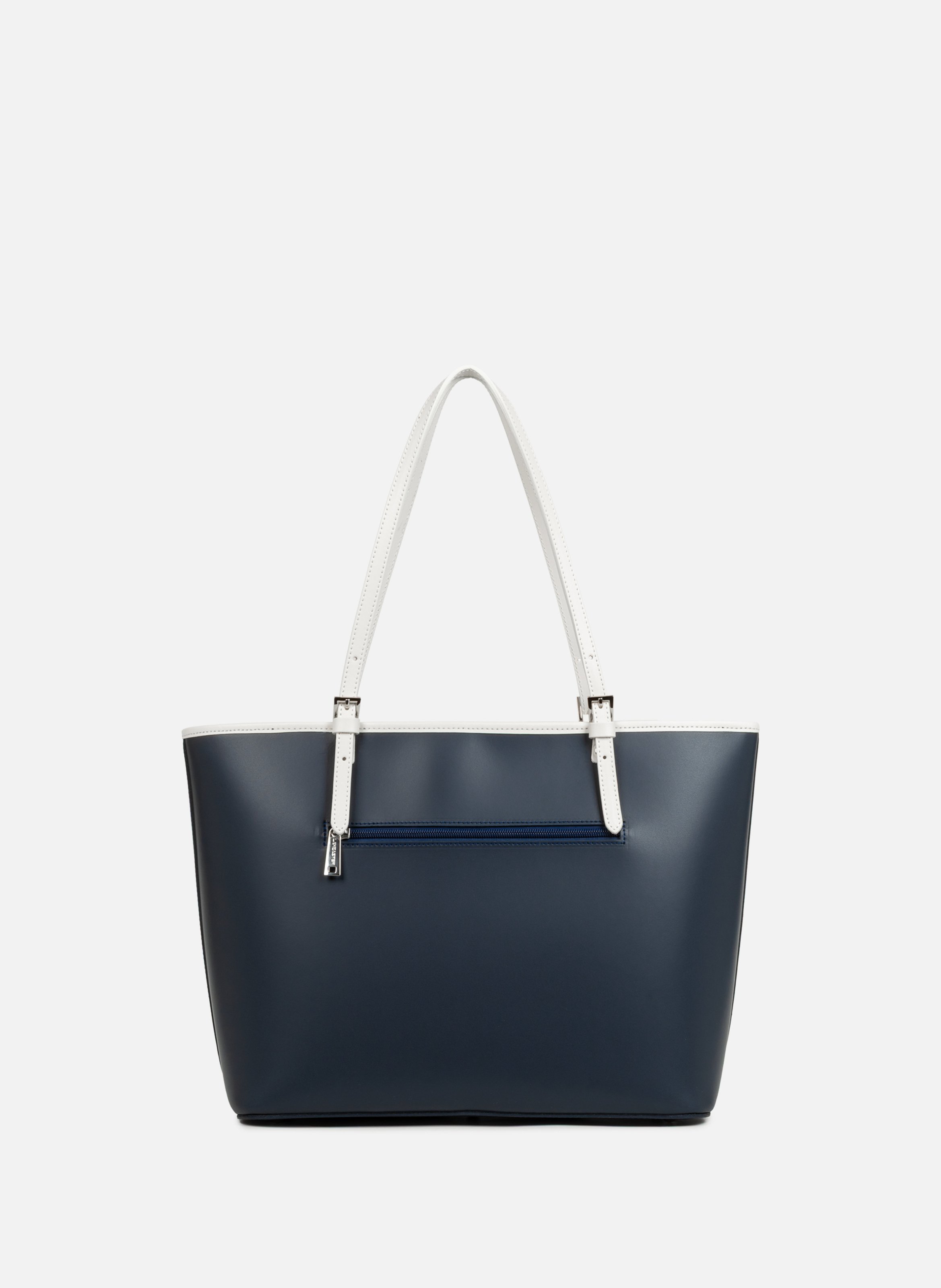 Grand sac cabas épaule - smooth LANCASTER Bleu