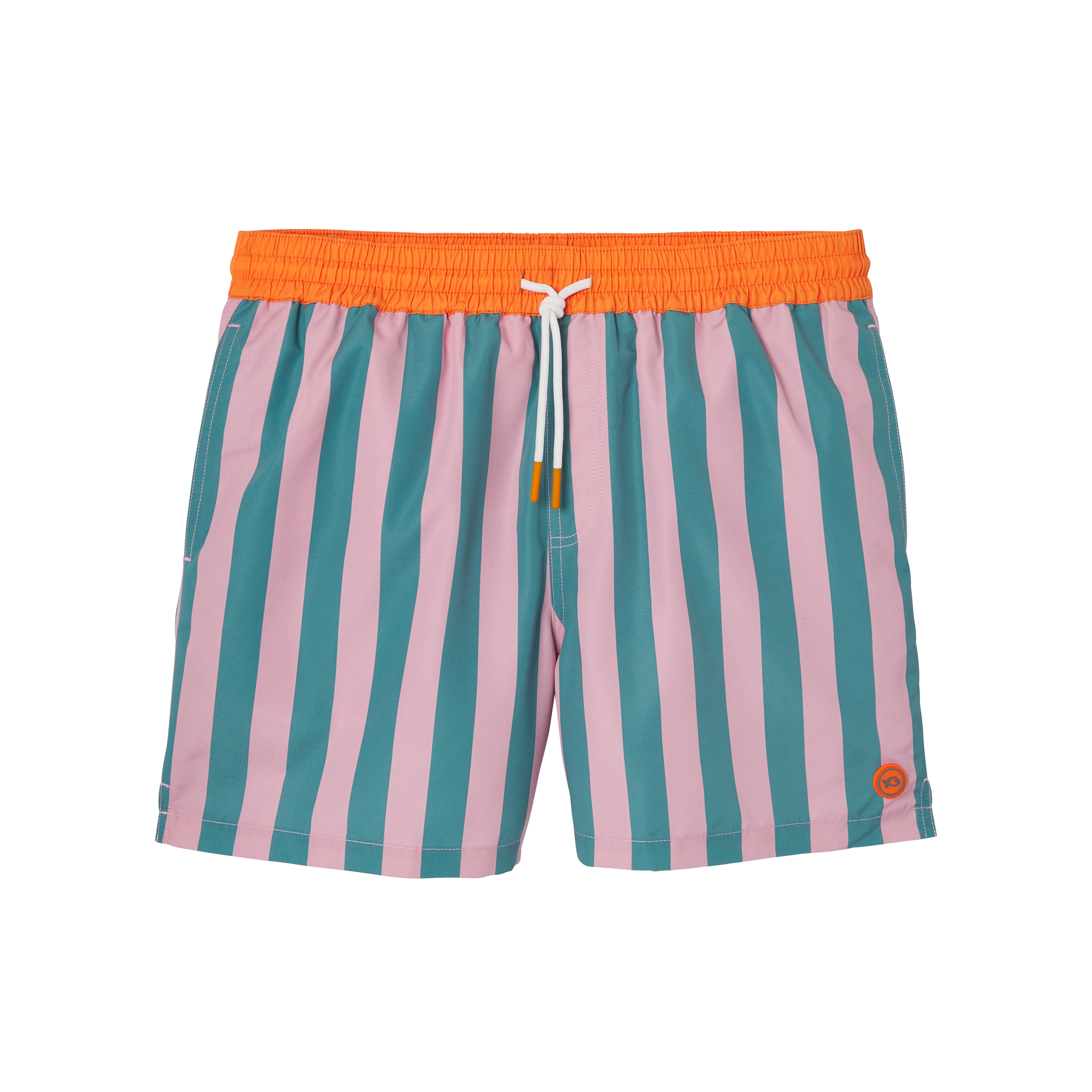 Short de bain en polyester recyclé BILLYBELT Rose
