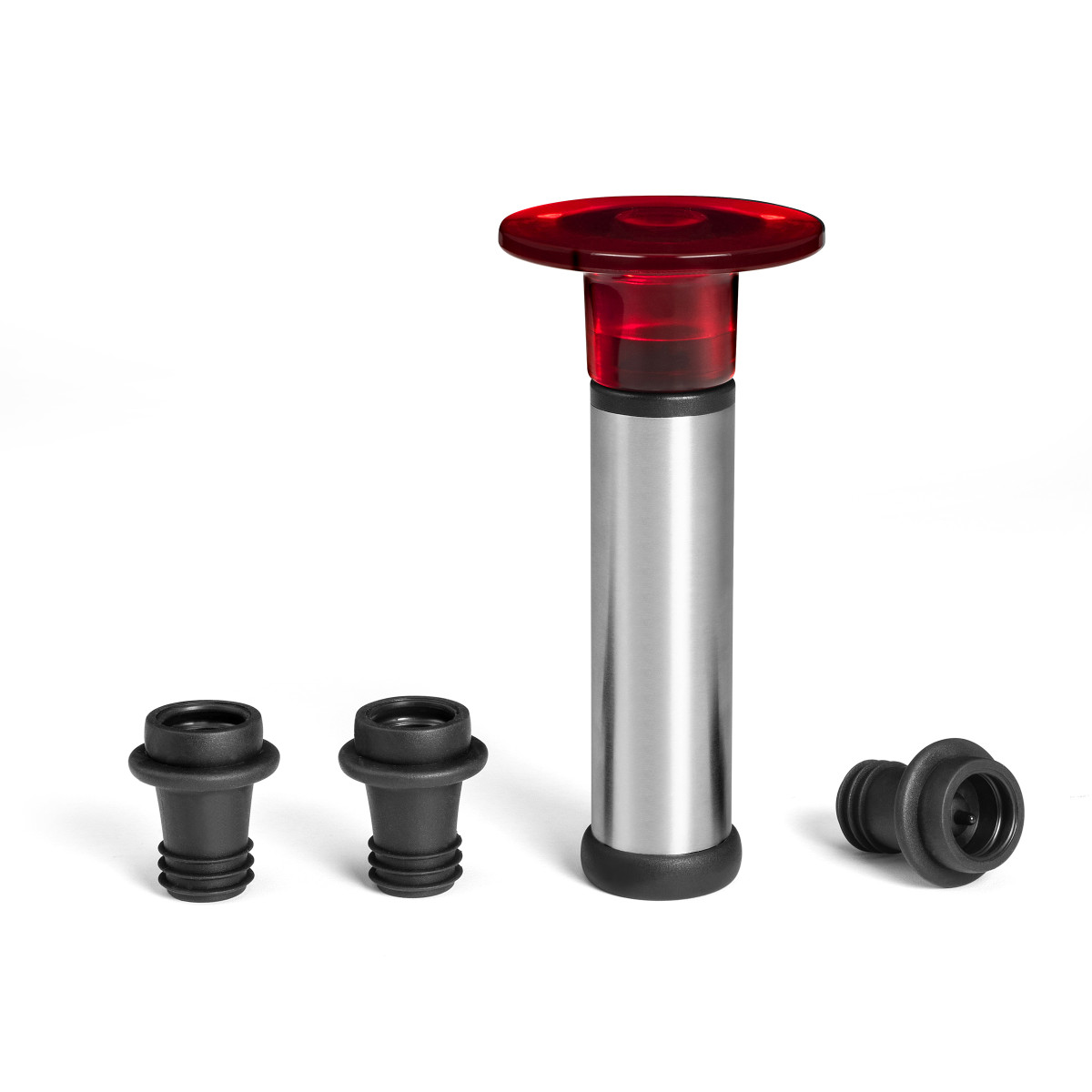 Œnologie - set de 4 accessoires œnologiques CHEF & SOMMELIER Argent