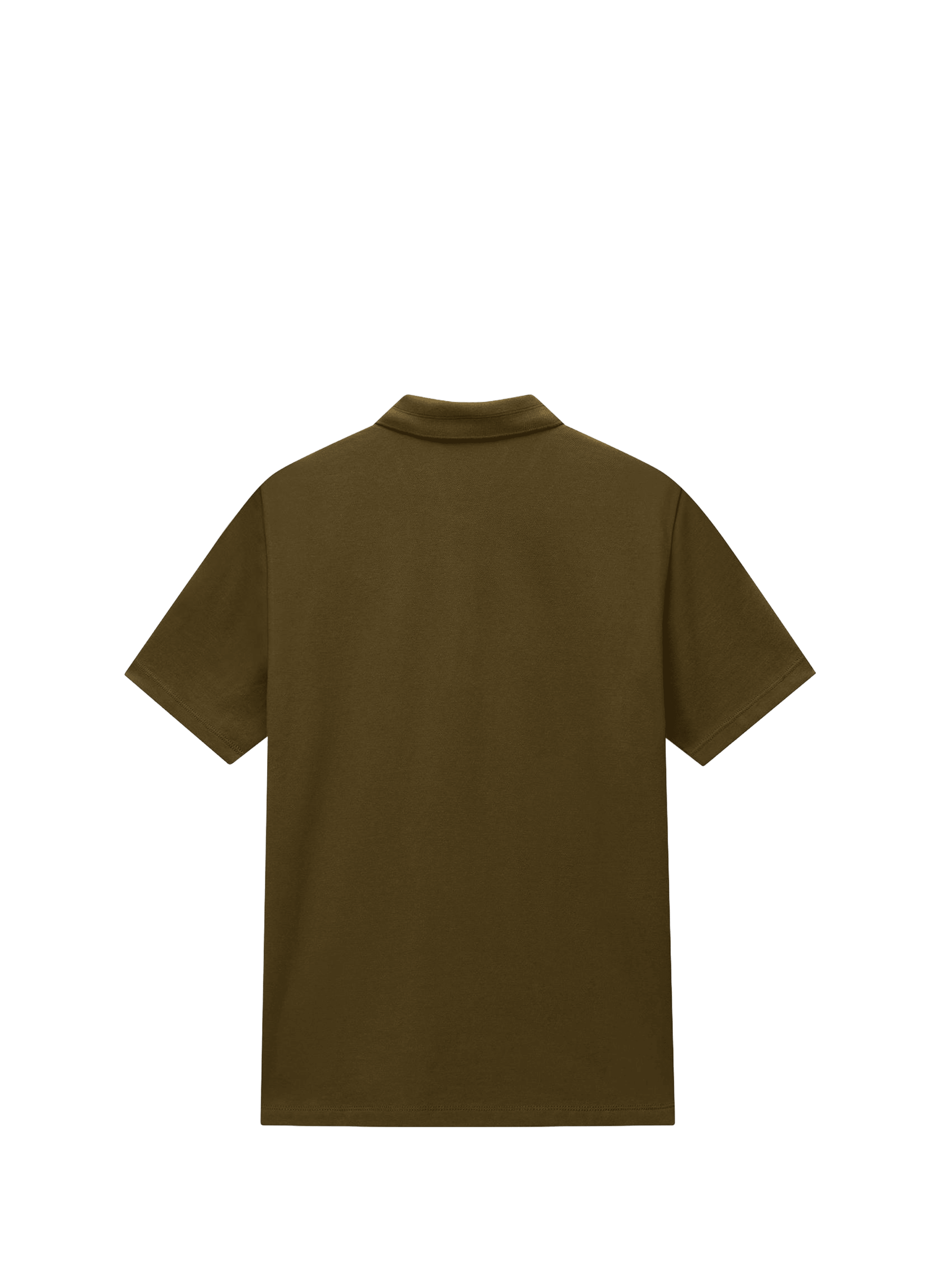 Polo droit en coton NAPAPIJRI Kaki