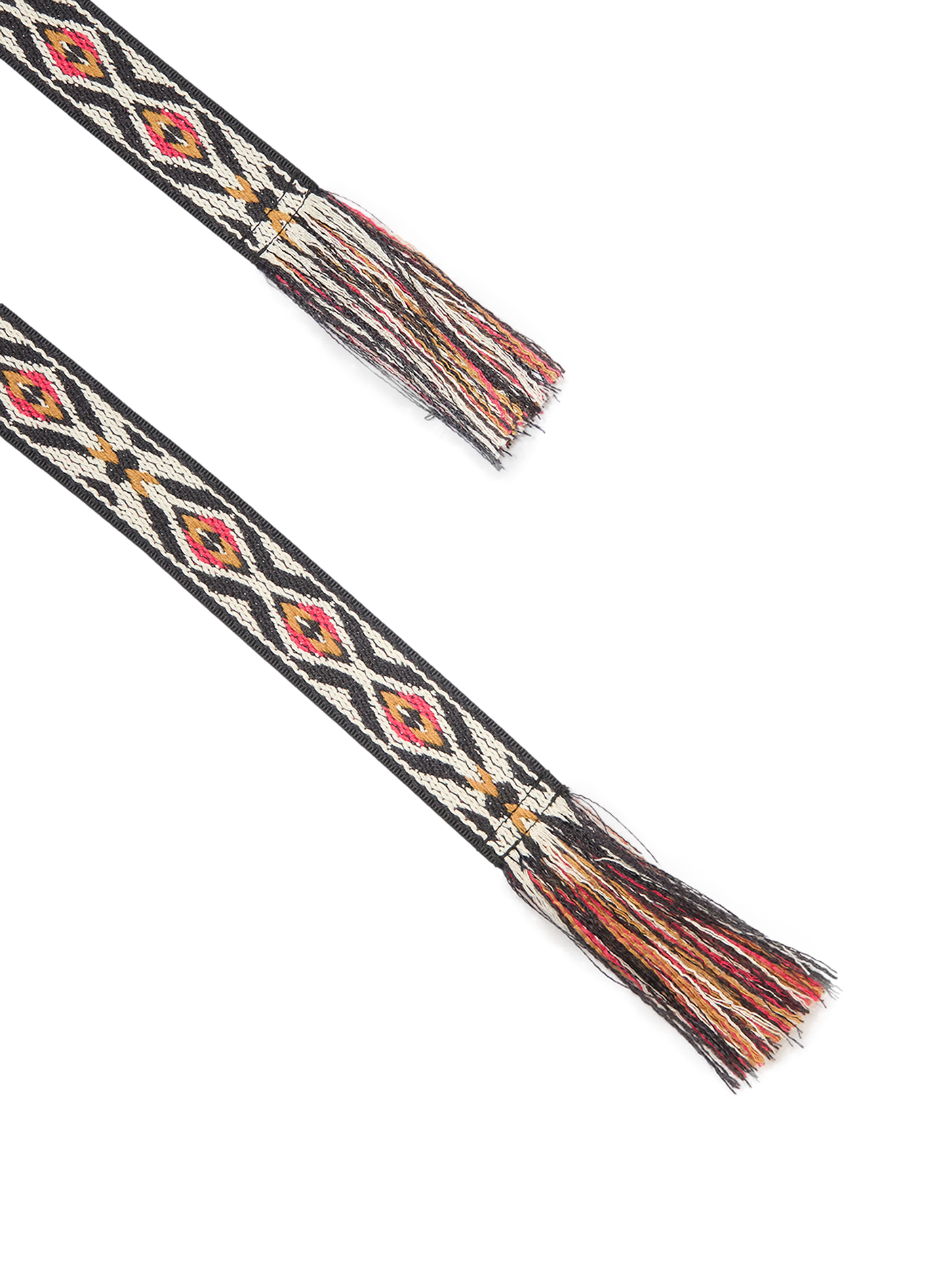 Woven graphic jacquard belt by Etki ISABEL MARANT Black