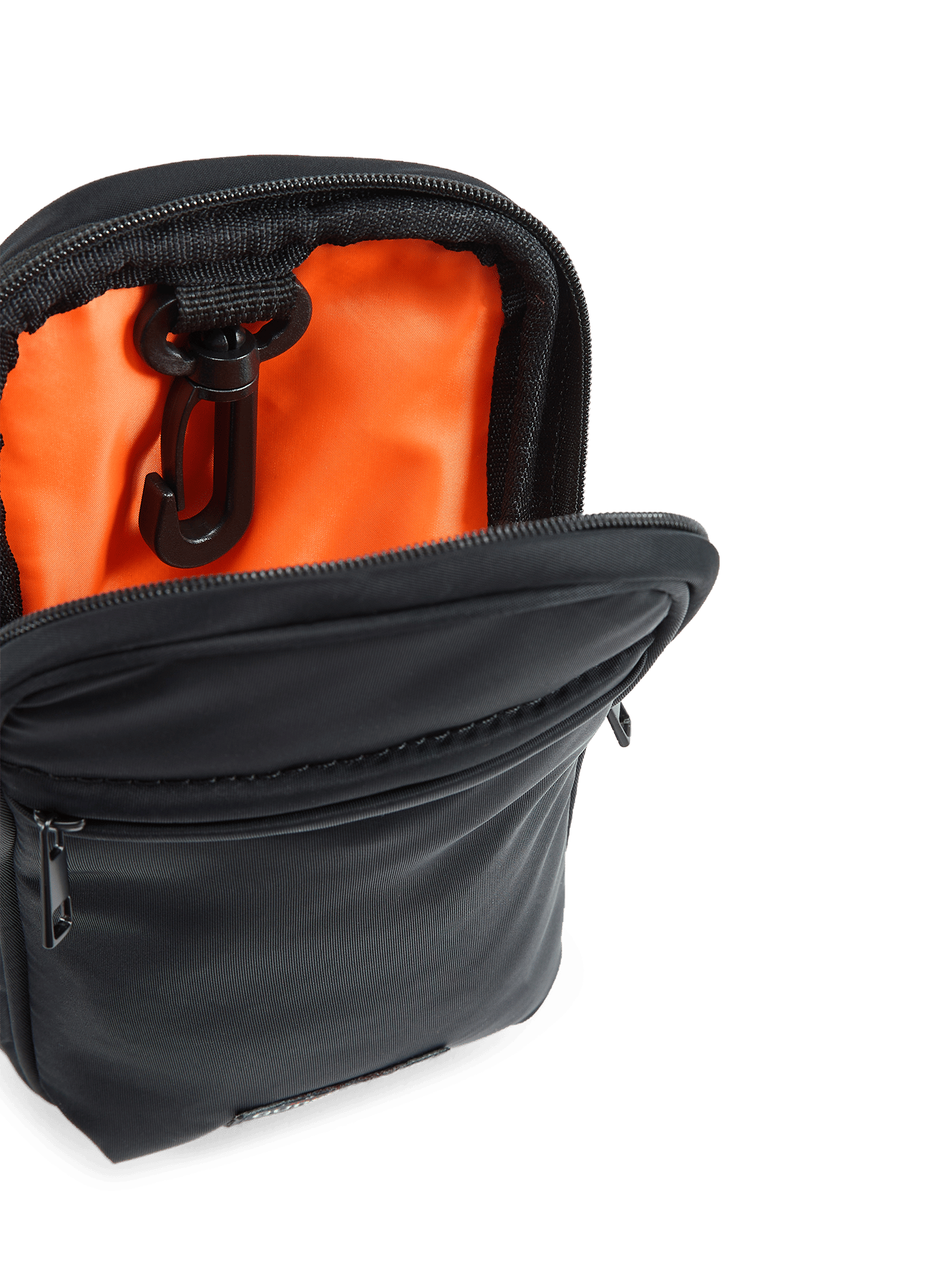 Shoulder bag with zipper GUESS Black