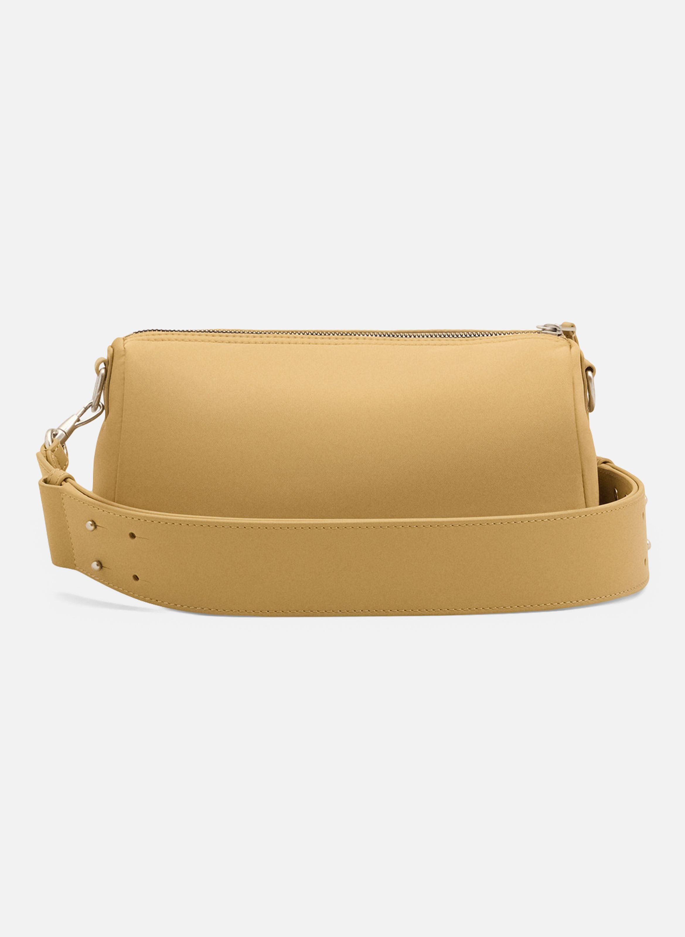 Sac marcel en nylon ouatiné unisexe AMI PARIS Beige