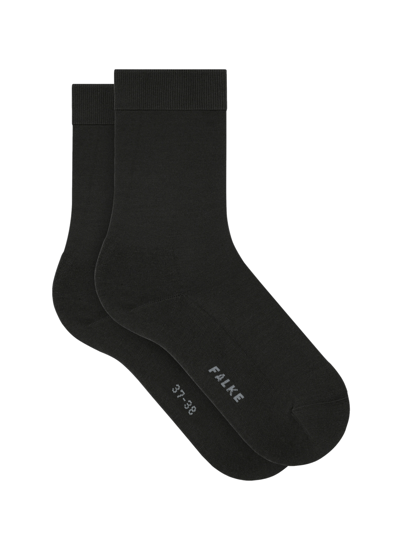 Solid mid-calf socks FALKE Black