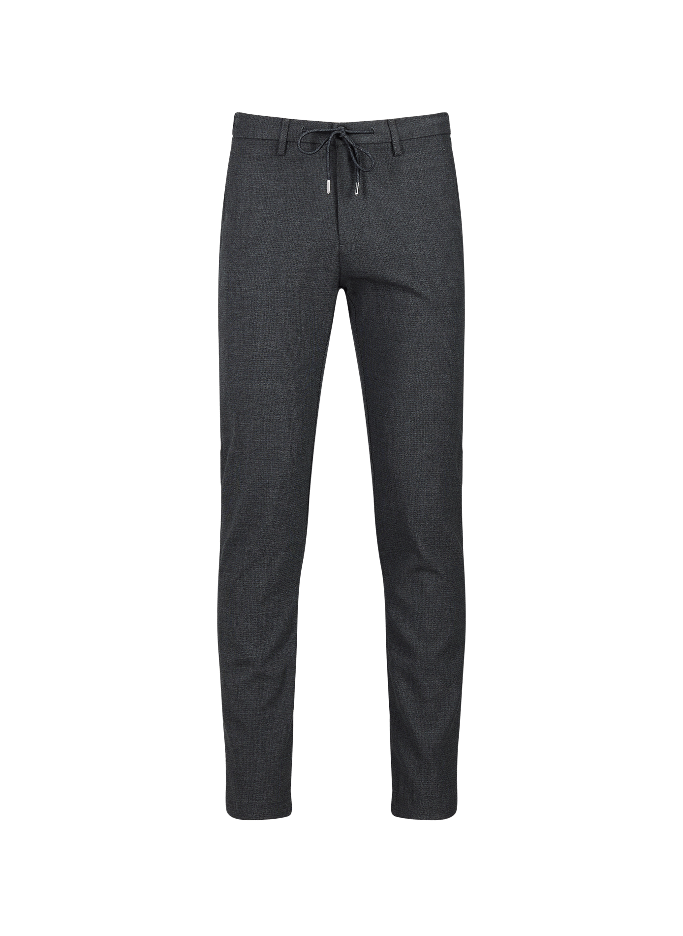 Rechte broek met gebreid effect PIERRE CARDIN Grijs