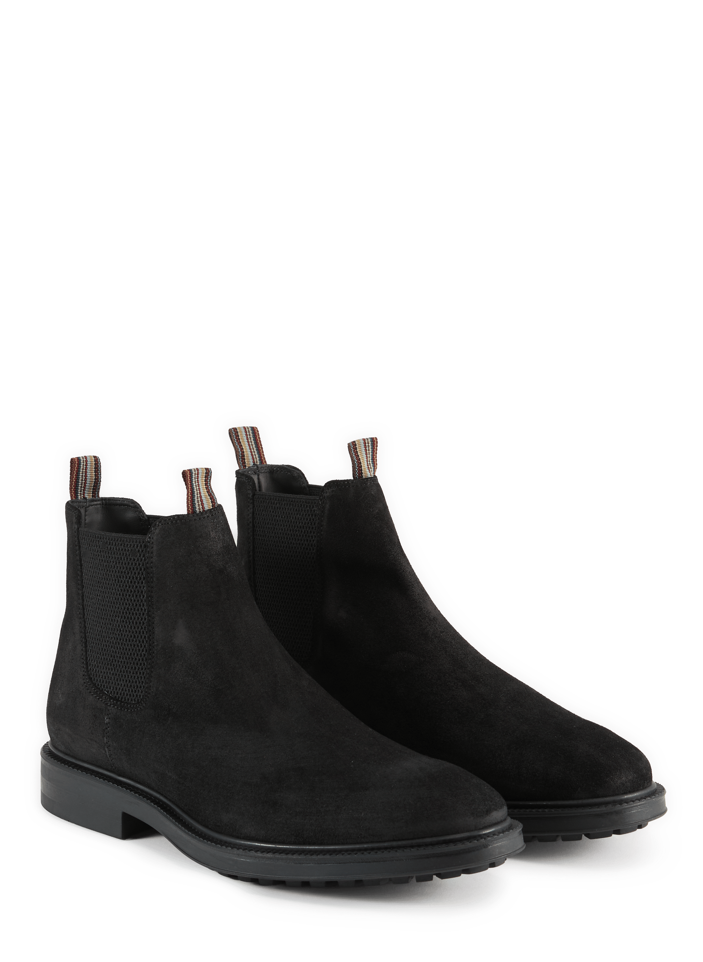 Suede ankle boots | Black PAUL SMITH Men
