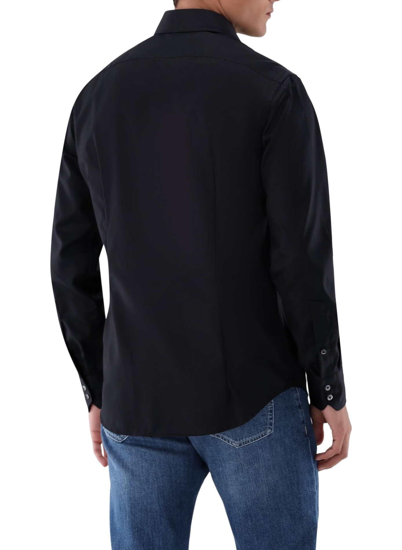 Fitted cotton Shirt VAN LAACK Black