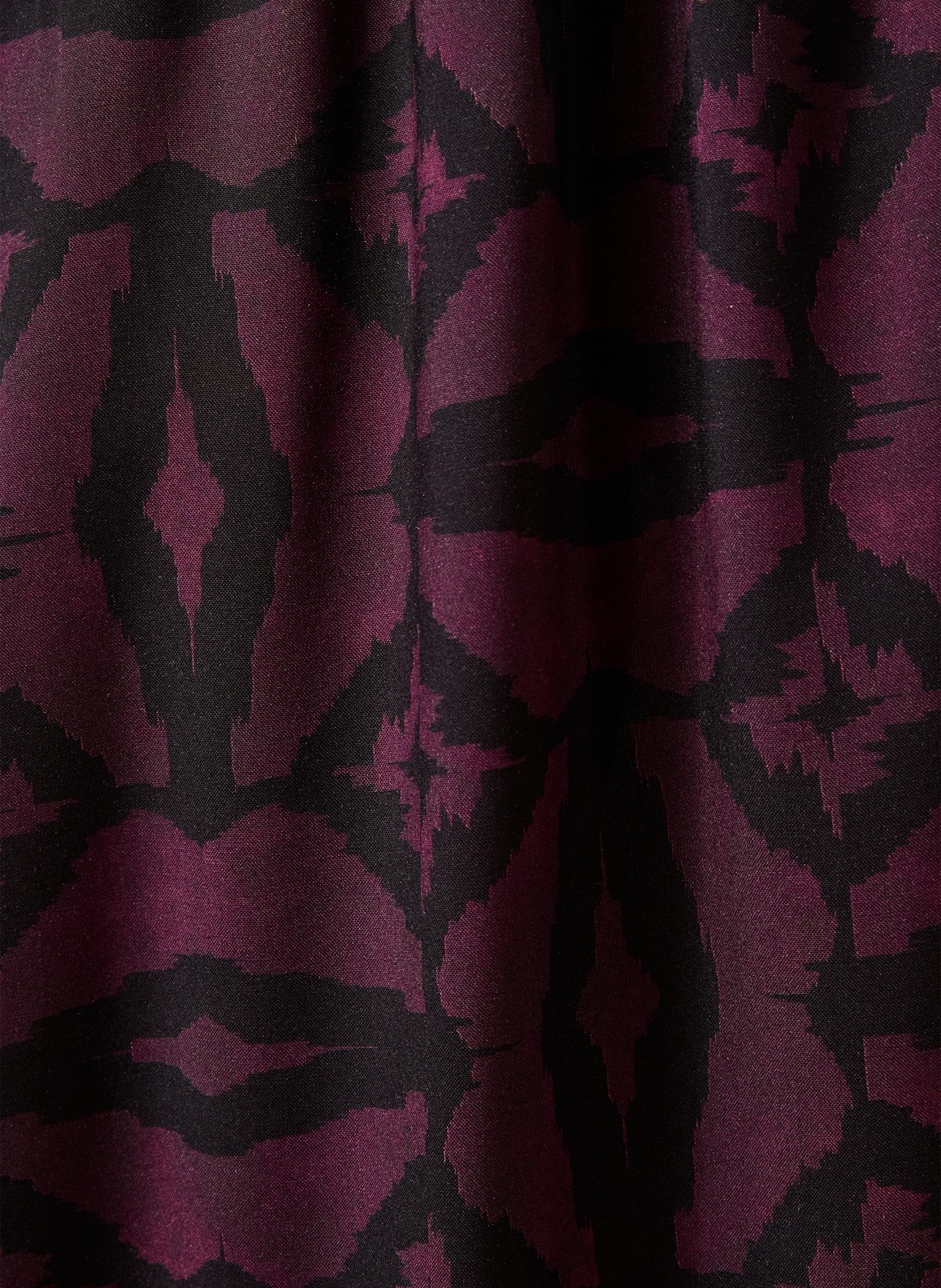 Lange uitlopende rok met print LA FEE MARABOUTEE Veelkleurig