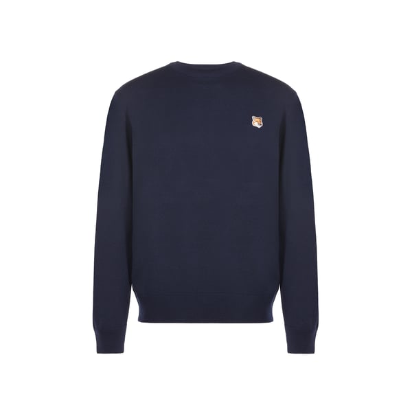 Pull Tête de renard en laine