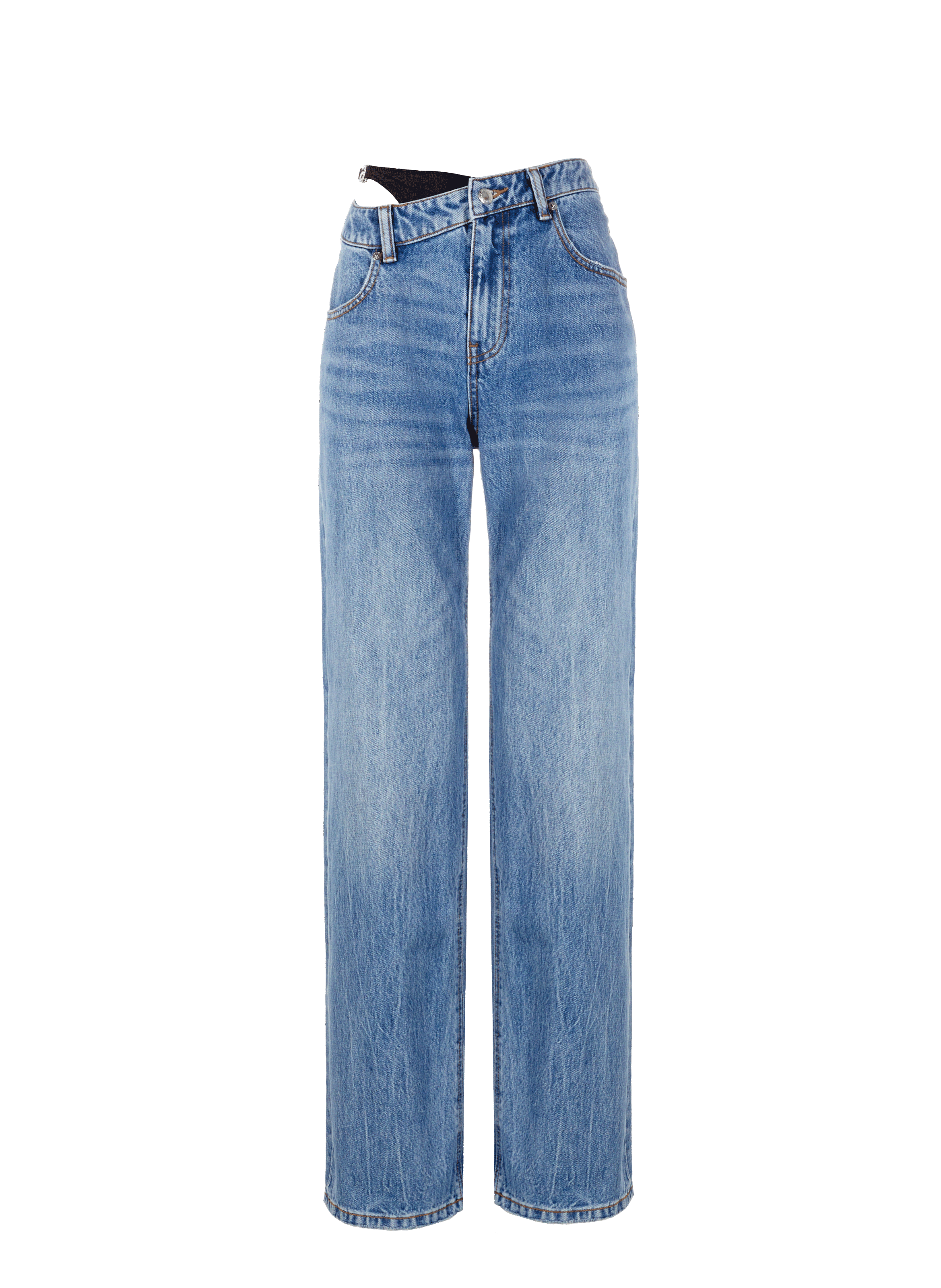 Jean asymétrique avec bikini