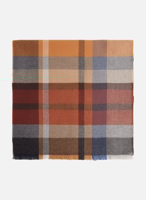 Écharpe à motif écossais Orange by SAISON 1865 SAISON 1865 Écharpe à motif écossais Orange
