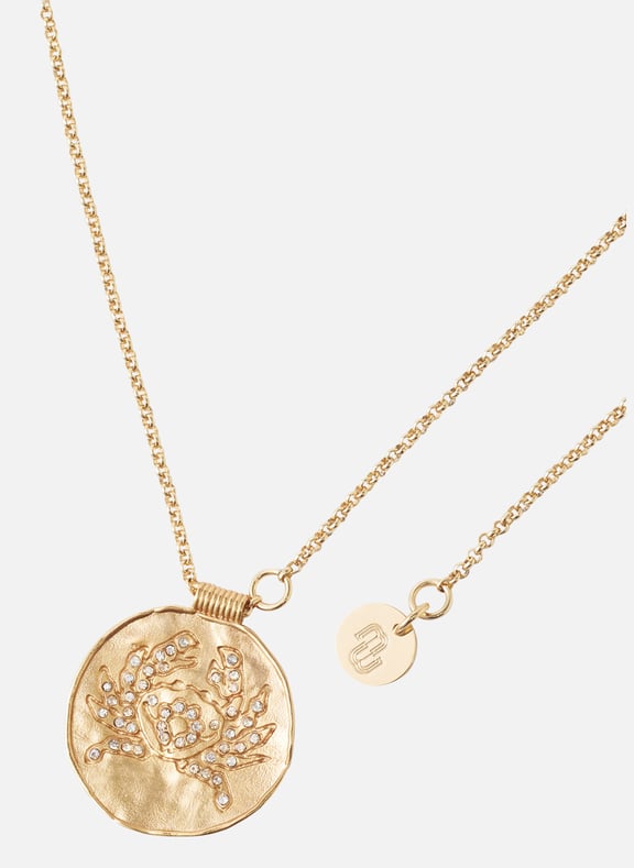 Collier à médaille signe astrologique Doré by MAJE MAJE Collier à médaille signe astrologique Doré