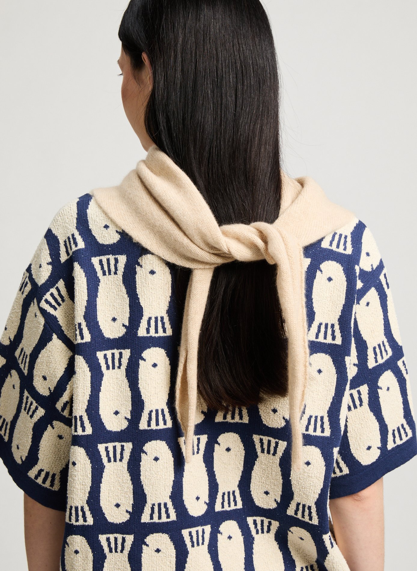 Cashmere scarf SAISON 1865 Beige