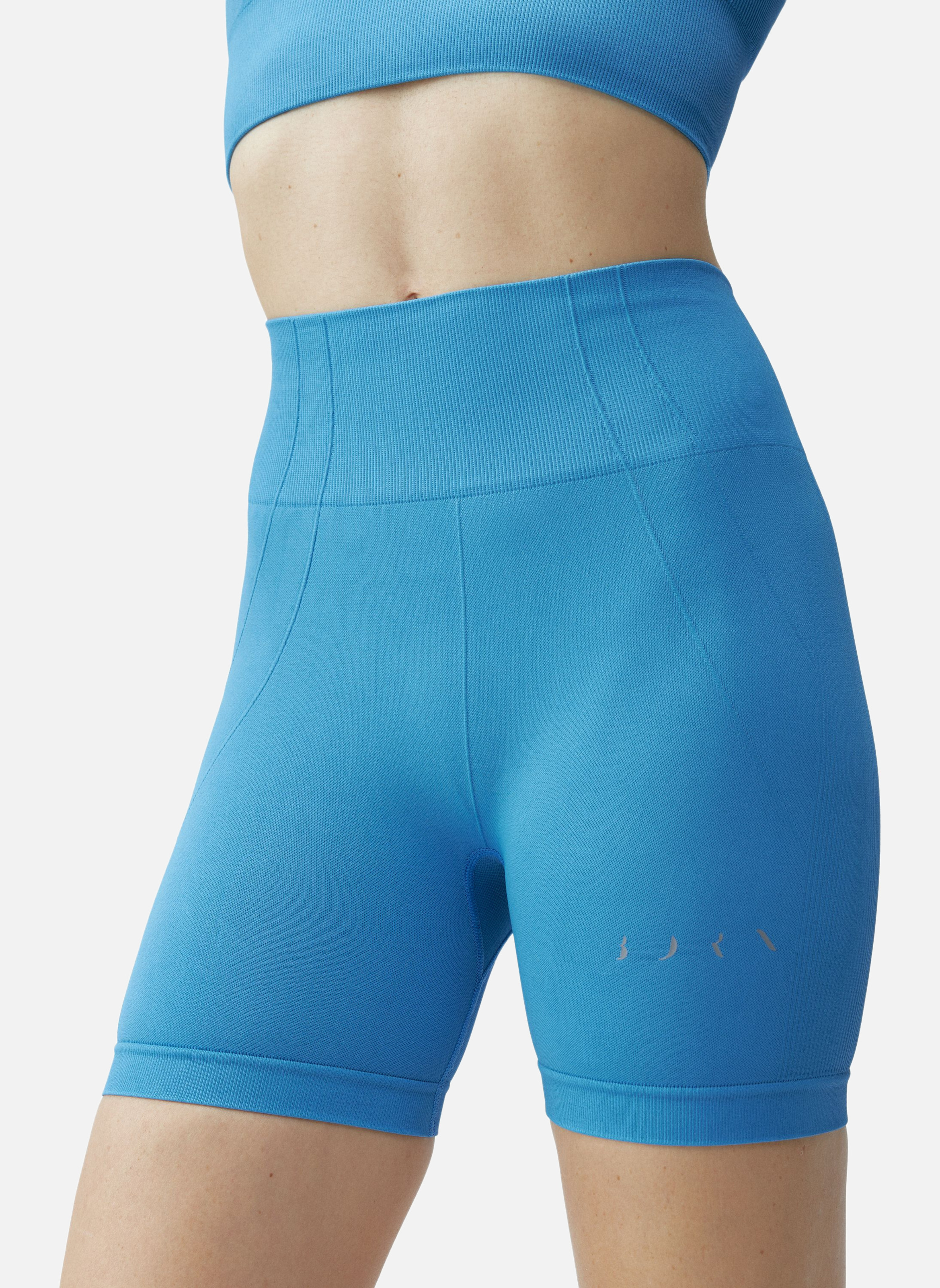 Short sport femme cycliste urdhva BORN LIVING YOGA Bleu