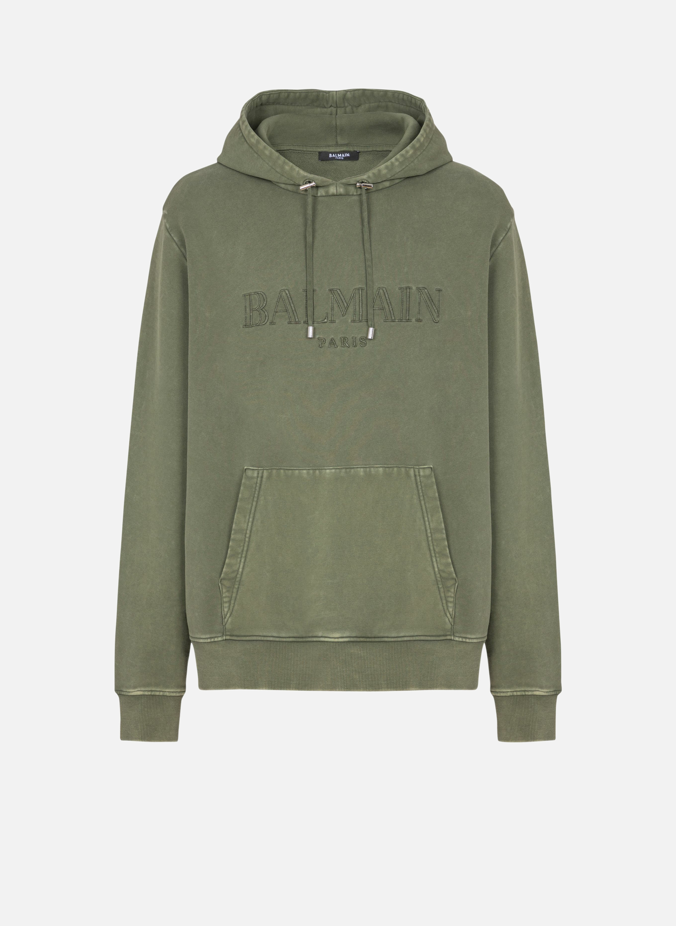 Hoodie brodé balmain vintage BALMAIN Vert