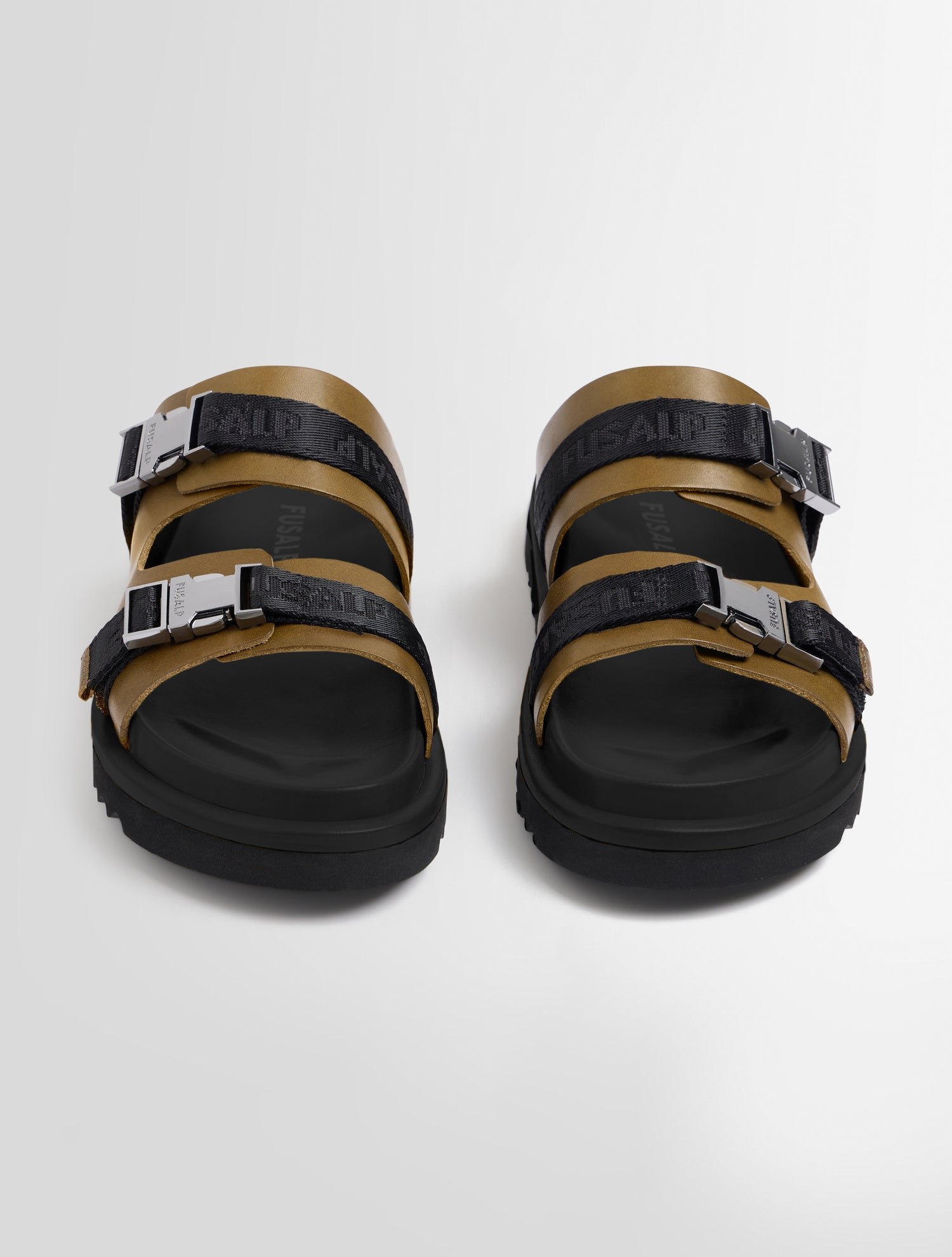 Sandales w cuir de vache FUSALP Vert