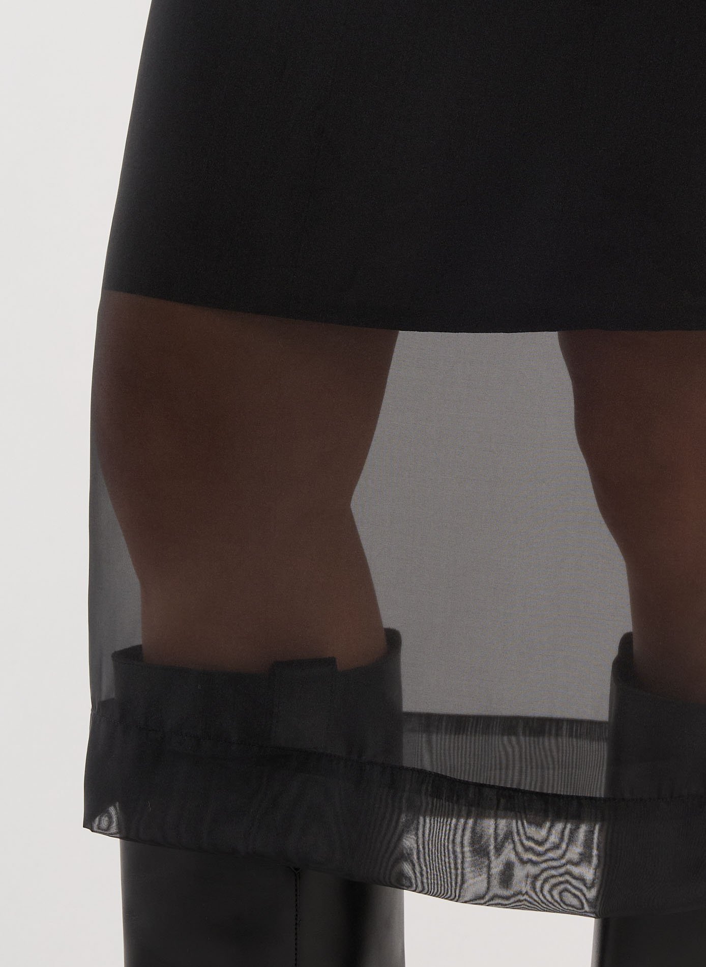 Straight midi skirt SAISON 1865 Black