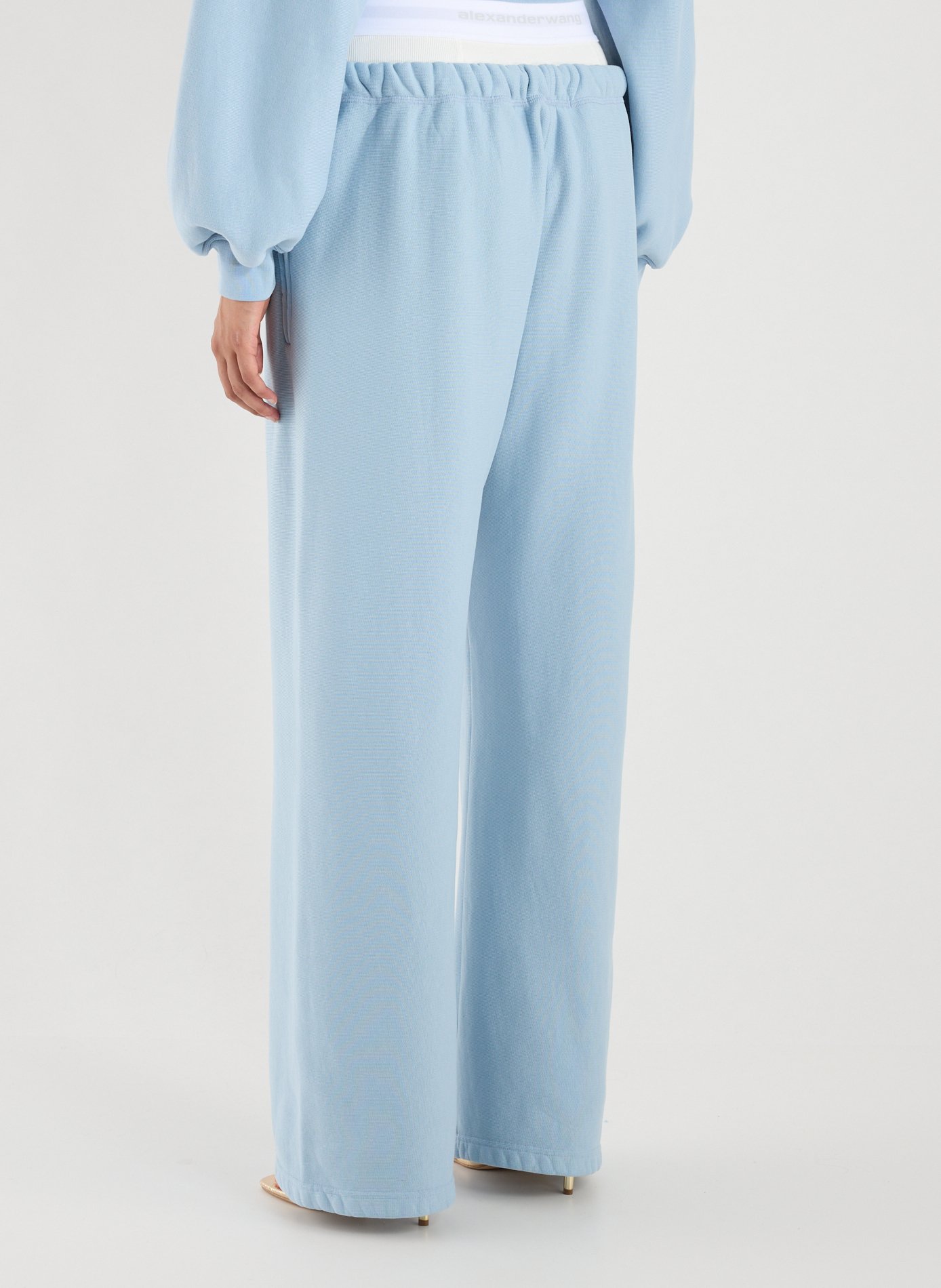 Pantalon de survêtement en coton  ALEXANDER WANG Bleu