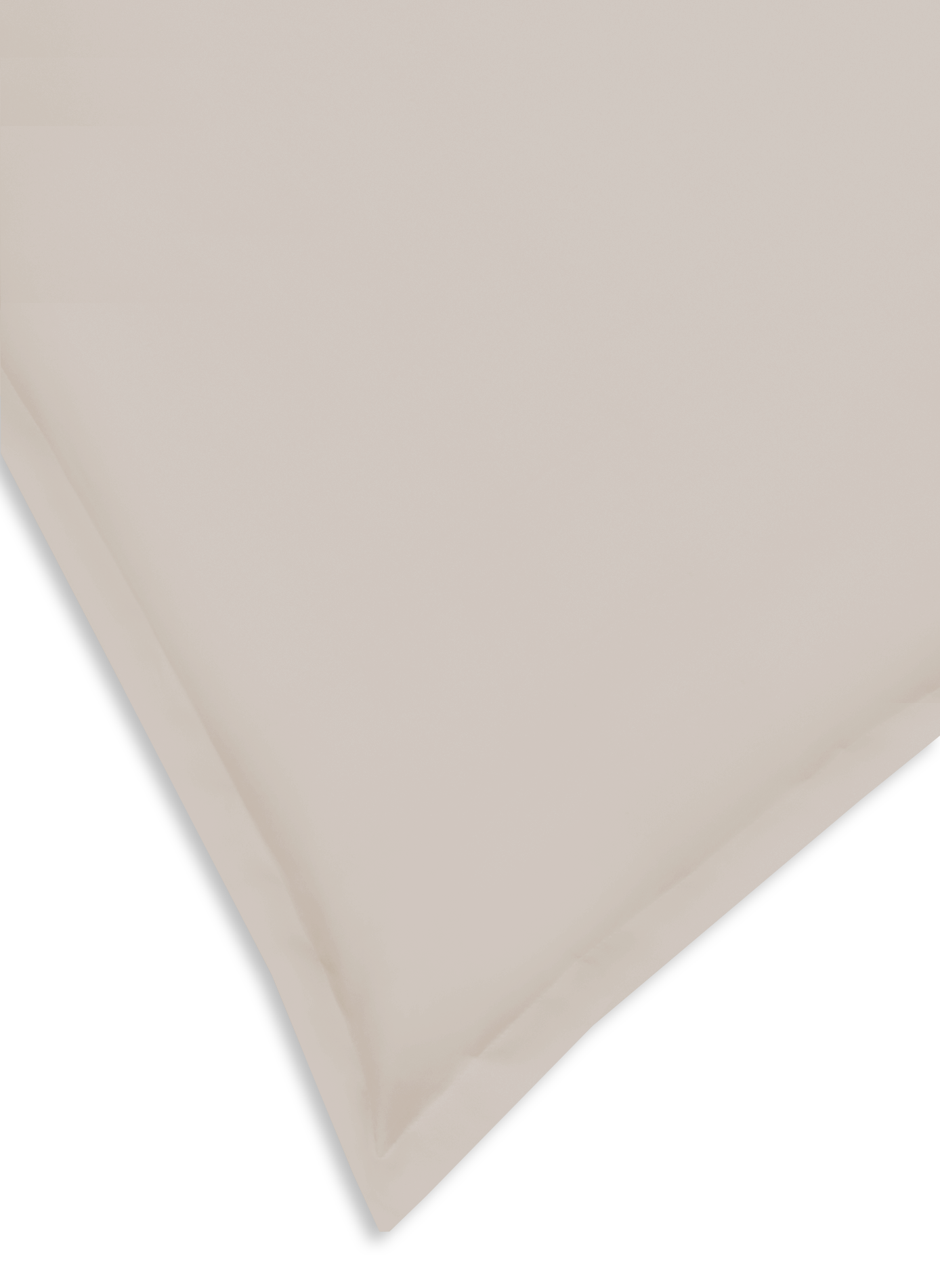 Taie d'oreiller en satin de coton AU PRINTEMPS PARIS Beige