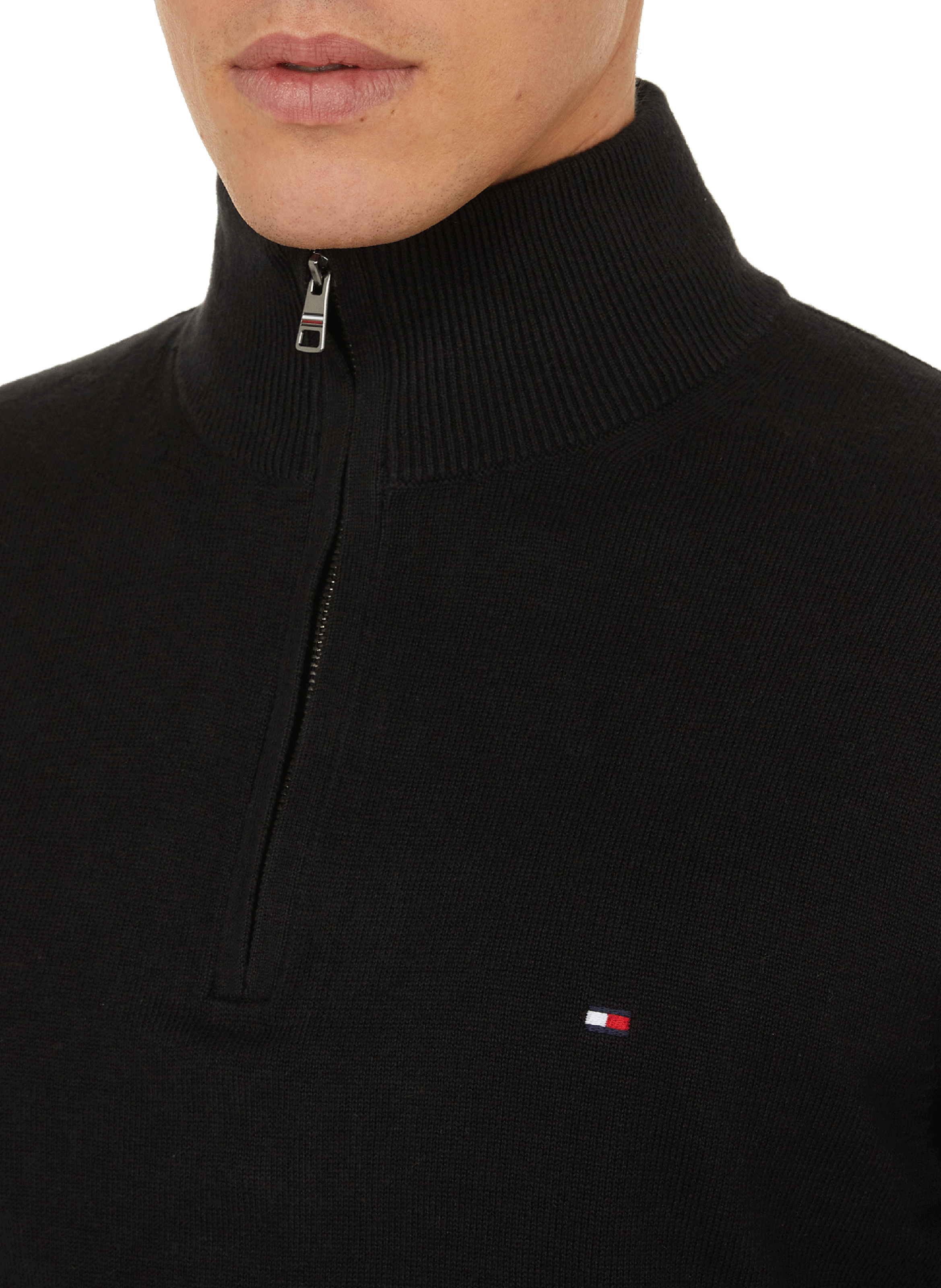 Half-zip jumper TOMMY HILFIGER Black