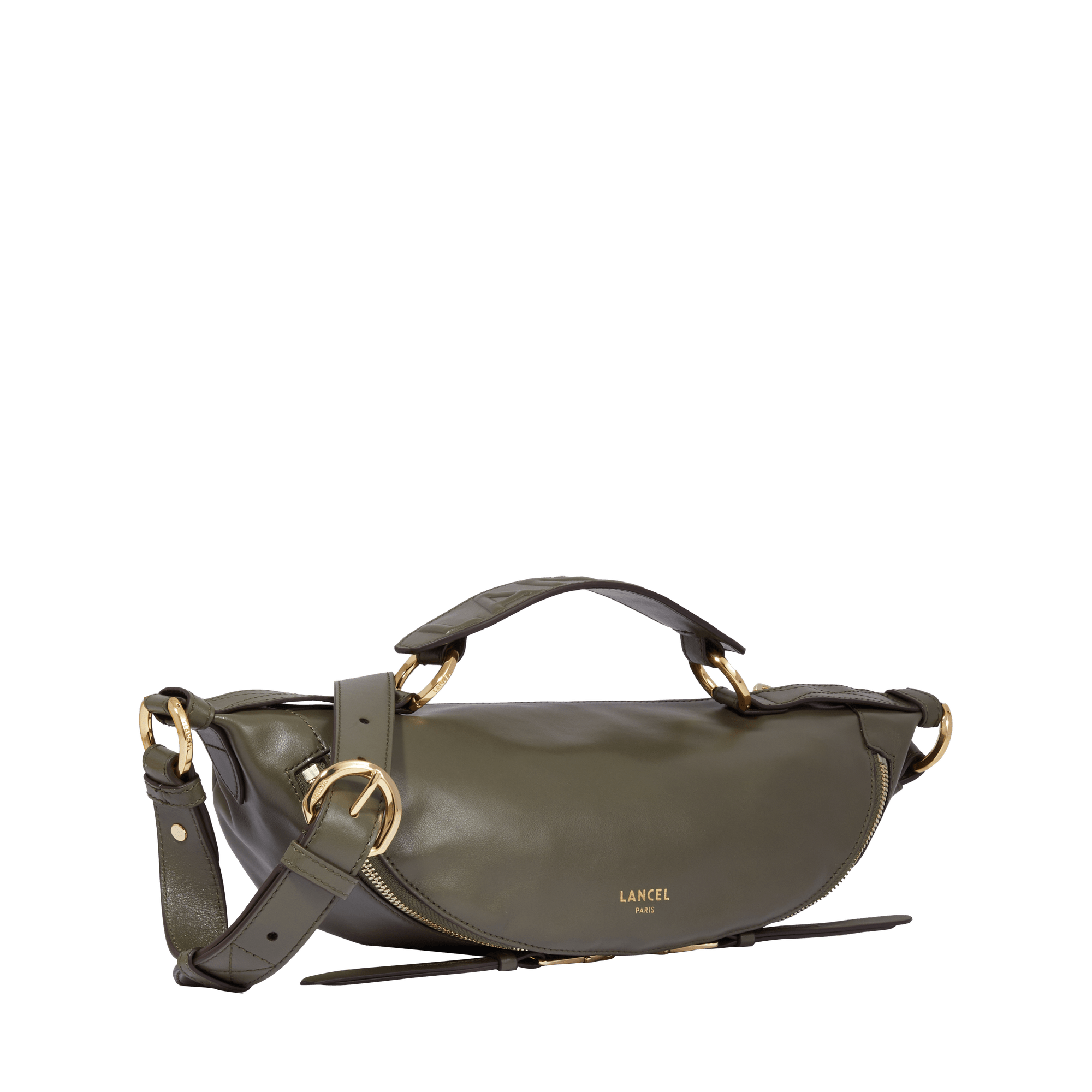 Sac porté croisé s - origami de lancel LANCEL Vert
