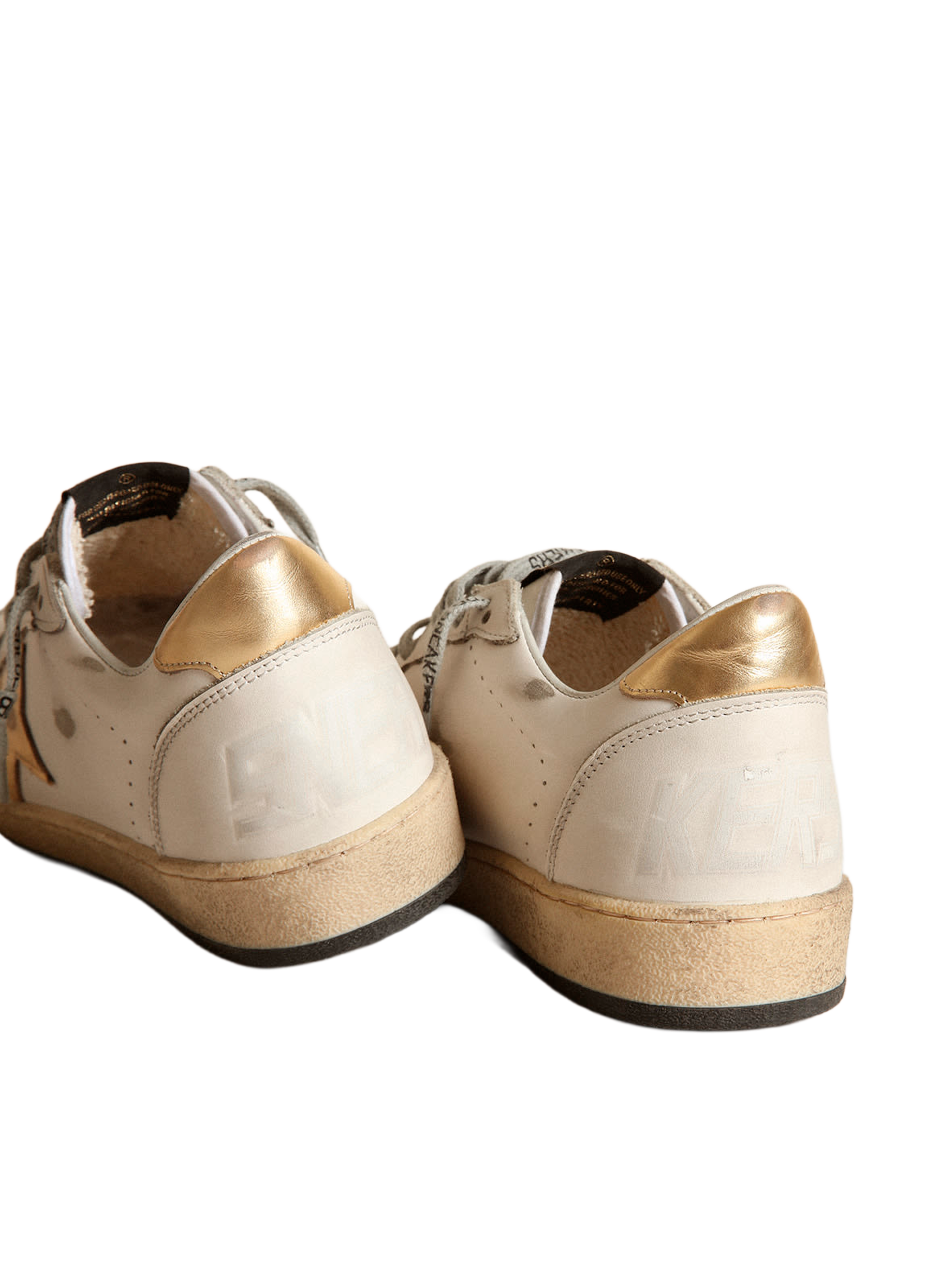 Basket en cuir avec étoile GOLDEN GOOSE Multicolore