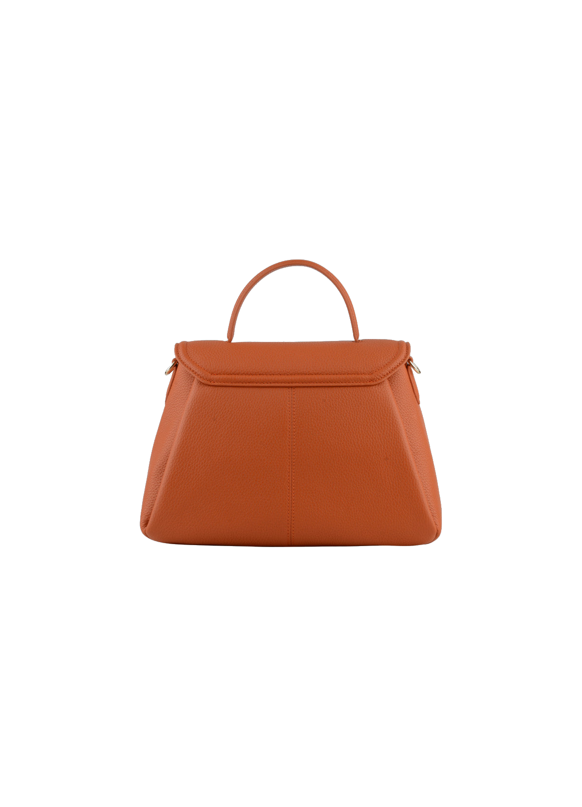 Carat | Sac à main PM en cuir de vachette POURCHET Orange