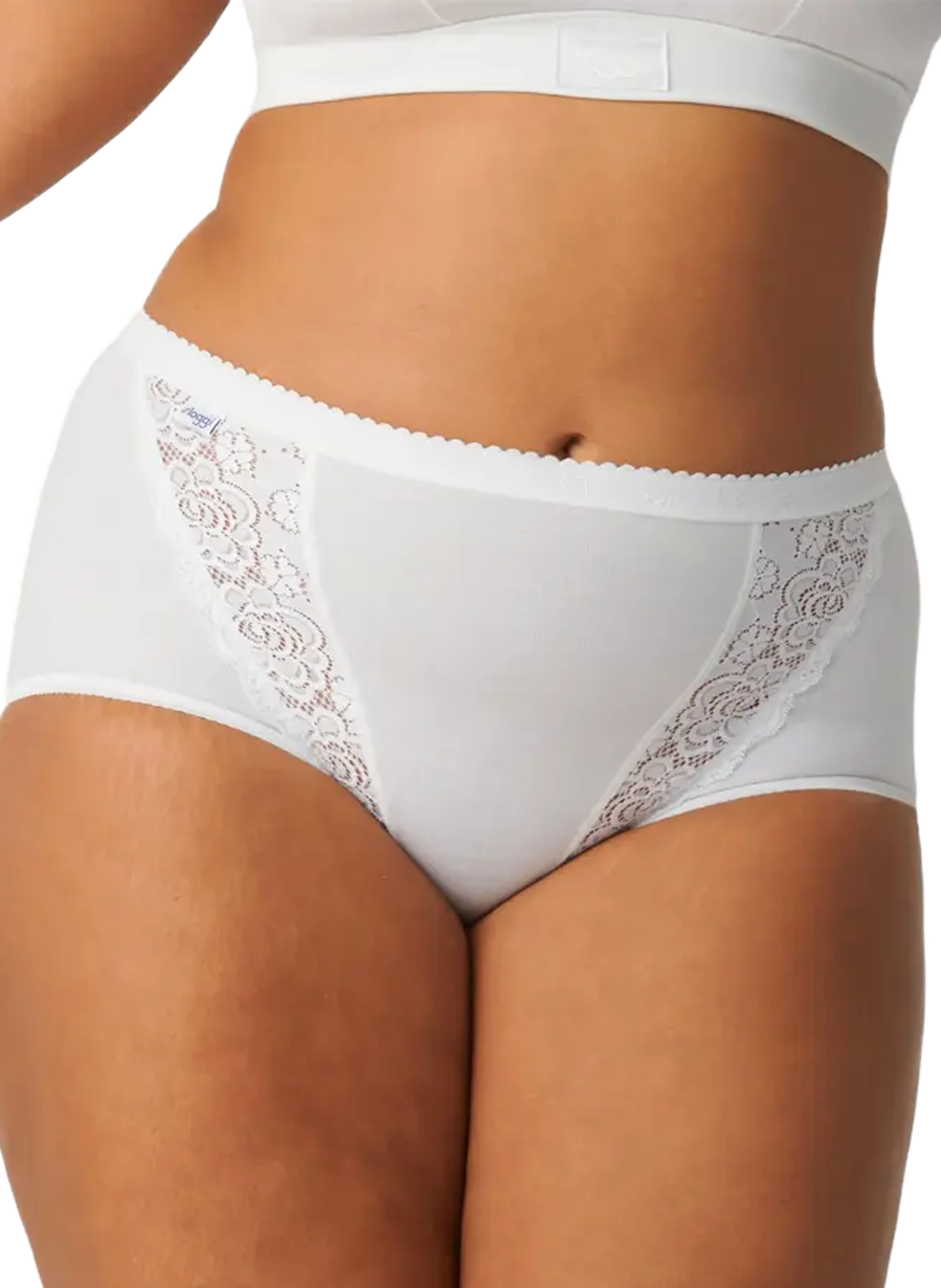 Set of 4 cotton blend panties SLOGGI Pink