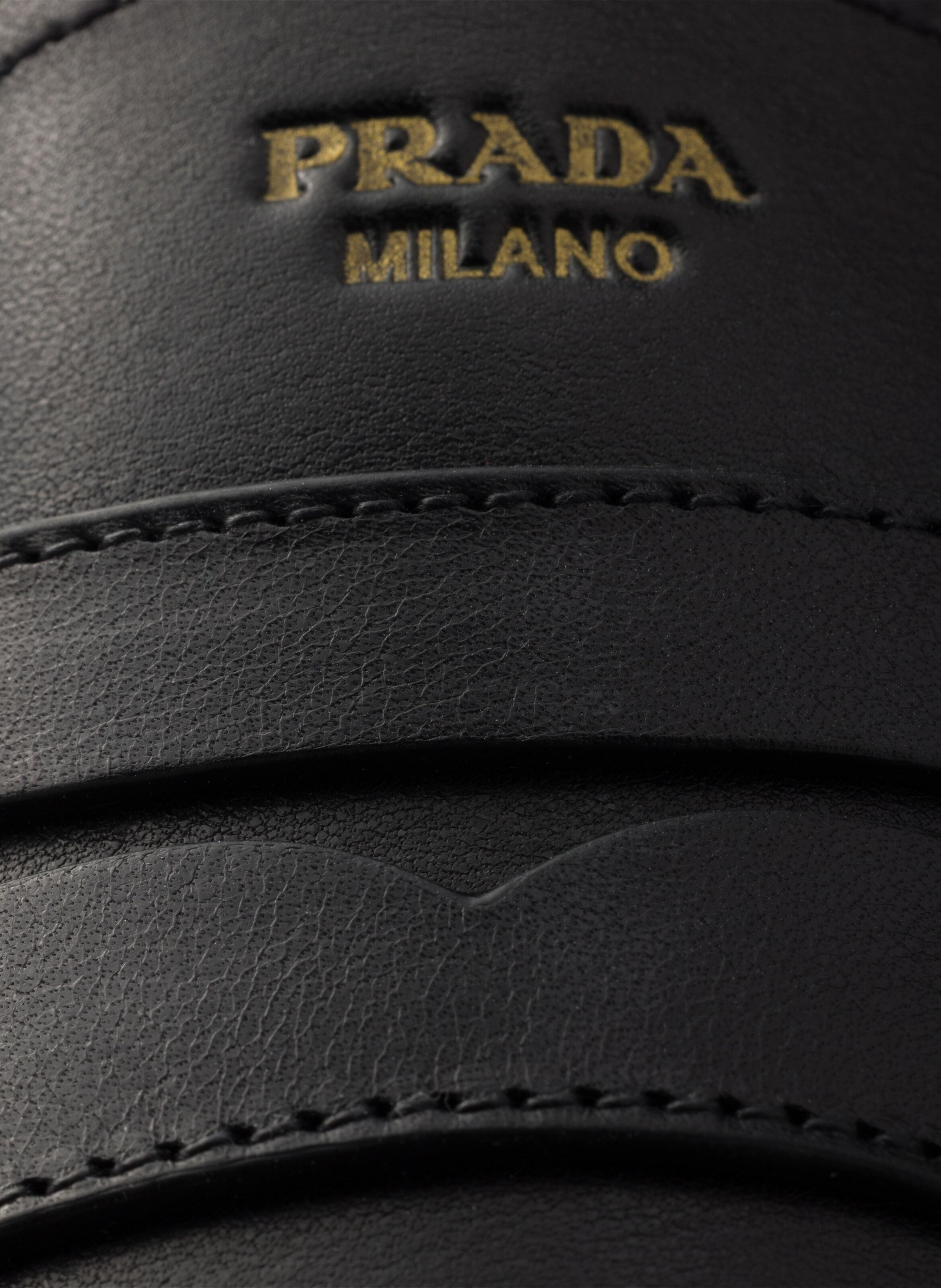 Mocassins en cuir PRADA Noir