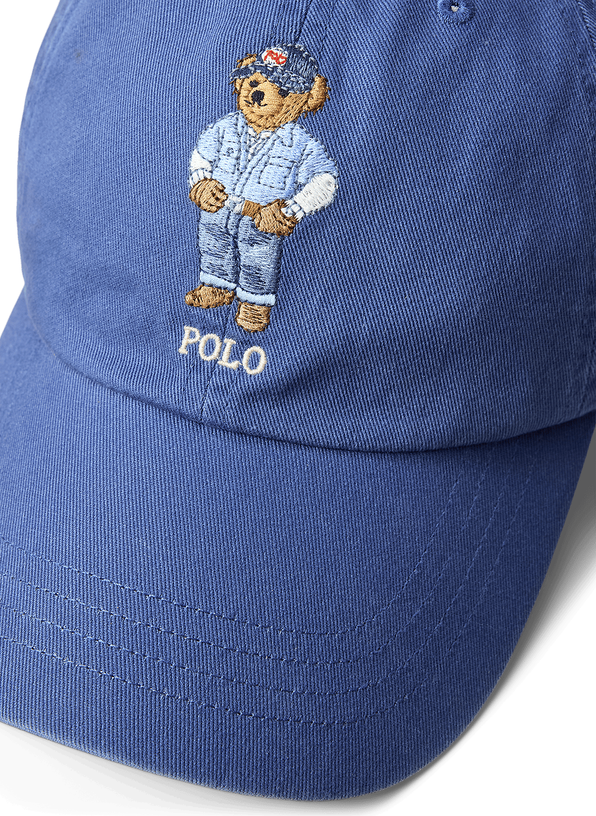 Embroidered cotton baseball cap POLO RALPH LAUREN Blue