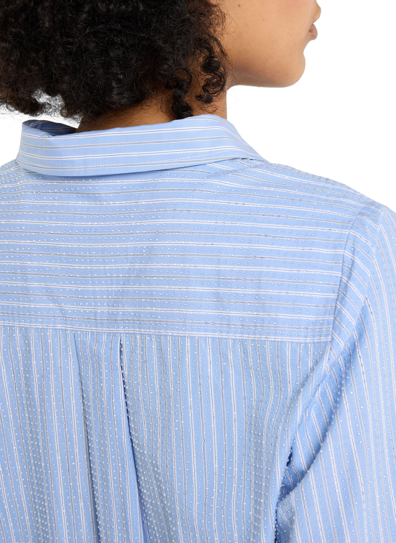 Striped shirt with rhinestones by Aurel SAISON 1865 Blue