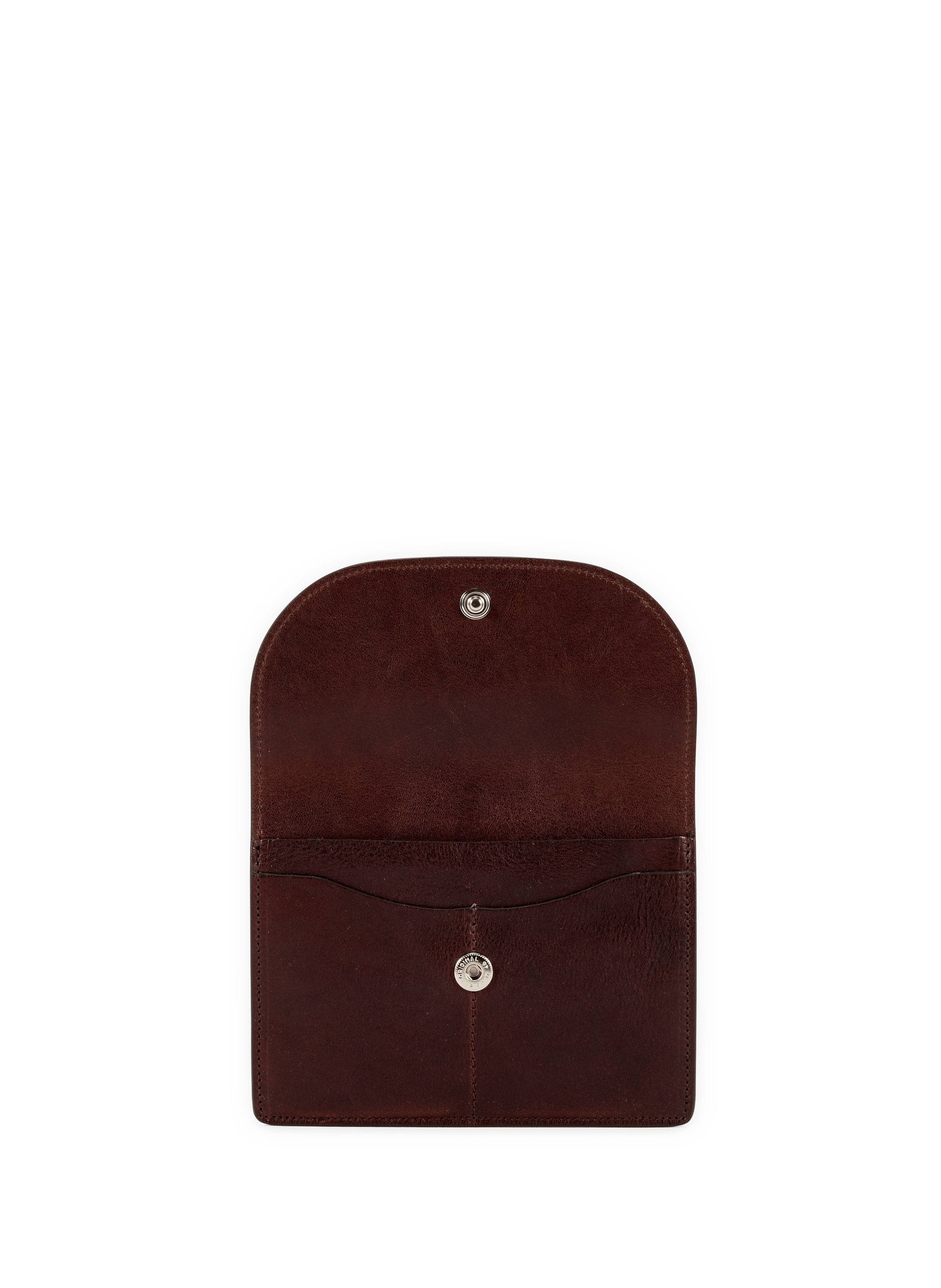  Leather card holder IL BISONTE Brown