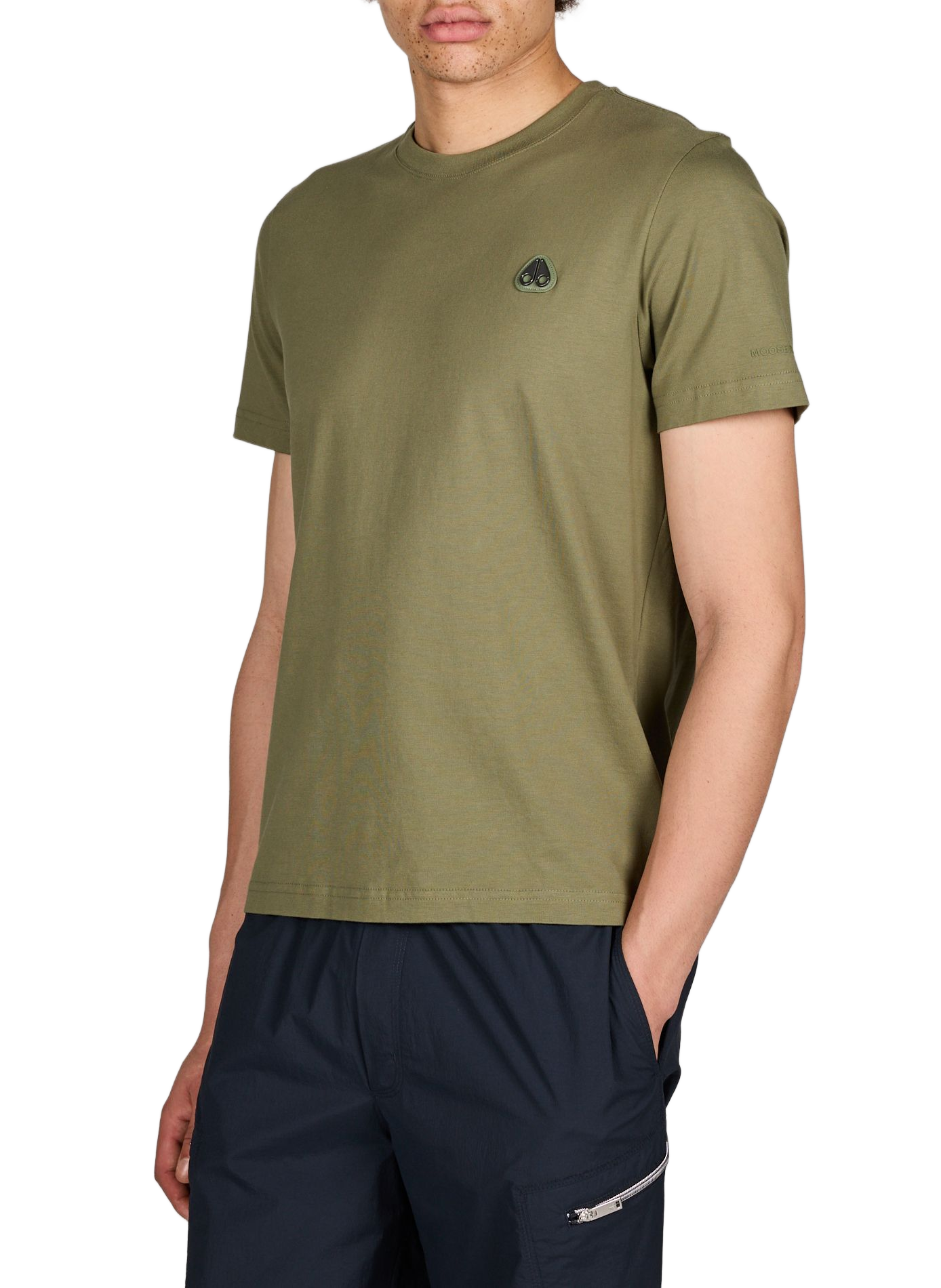 T-shirt en coton MOOSE KNUCKLES Kaki