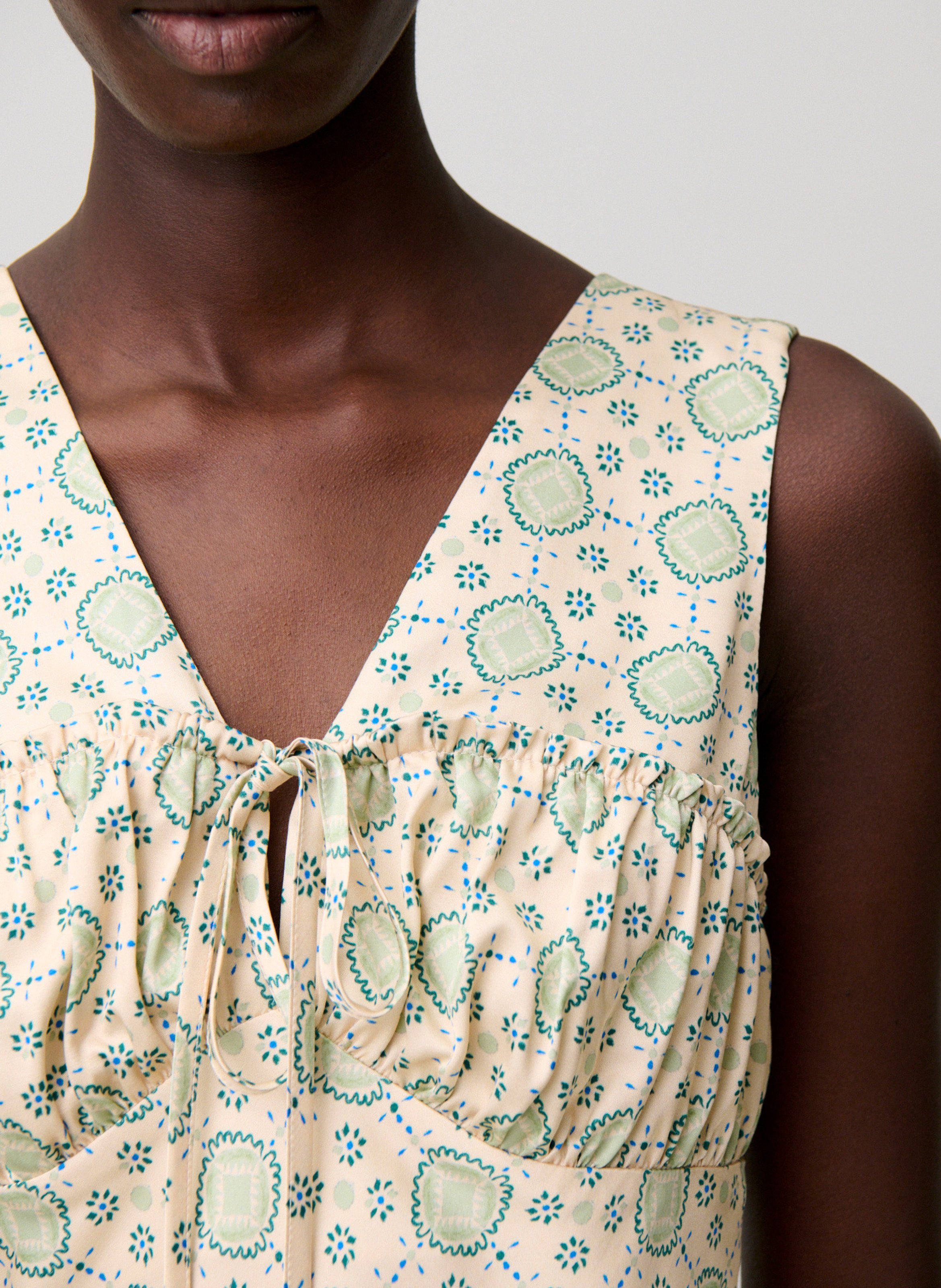 Top droit imprimé CLAUDIE PIERLOT Multicolore