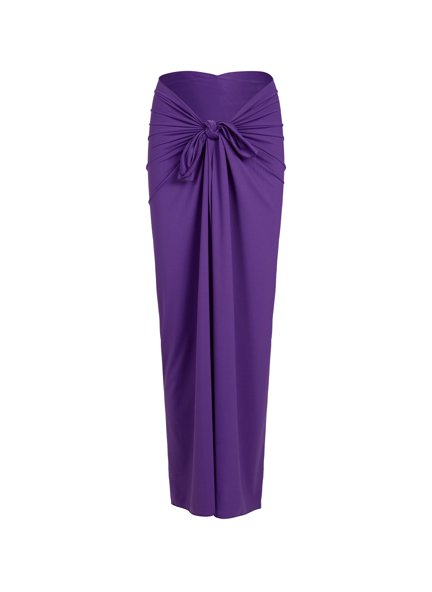 Jupe paréo à nouer Carol  Violet purple