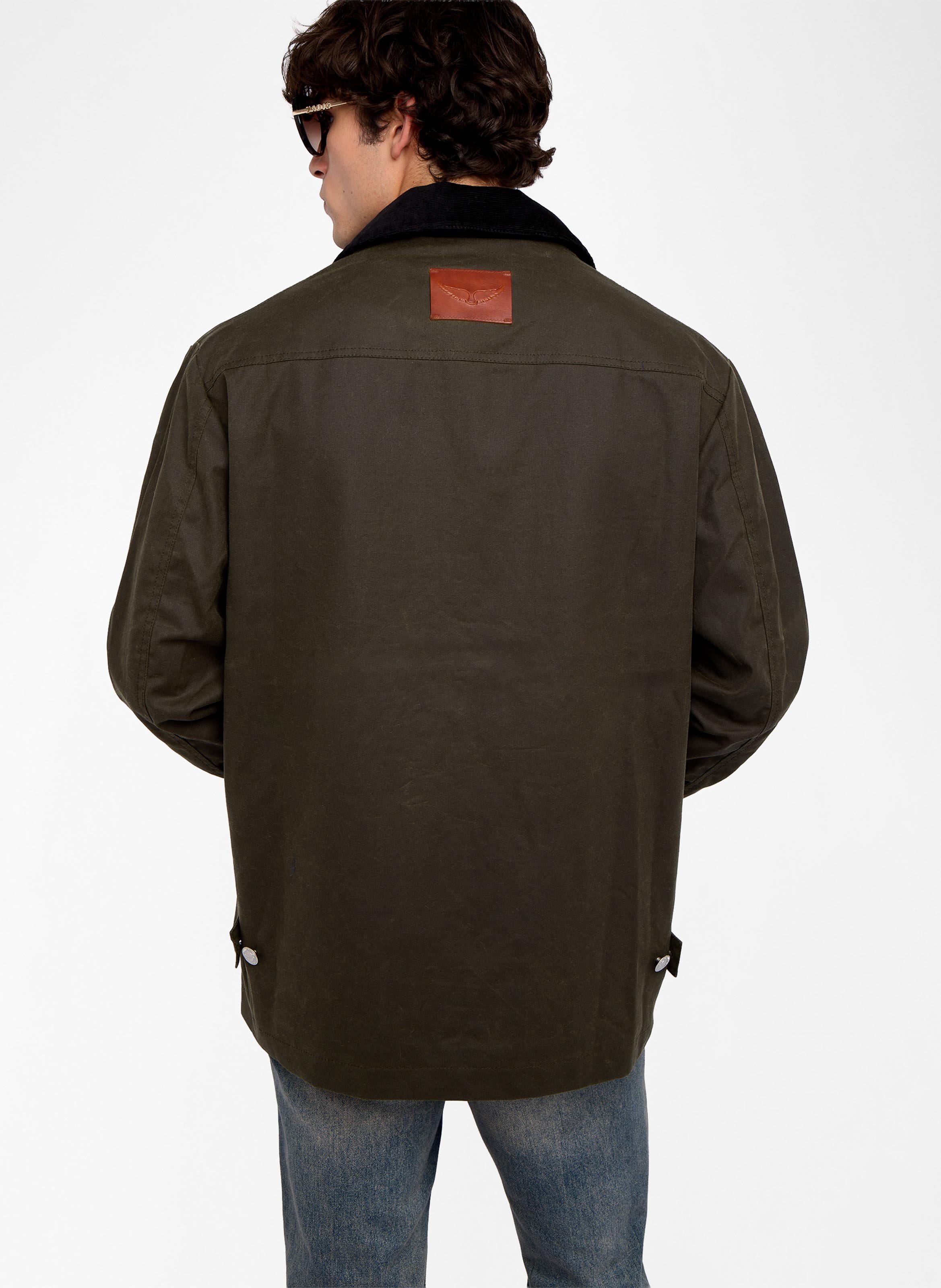 Veste col classique en coton boye ZADIG&VOLTAIRE Kaki