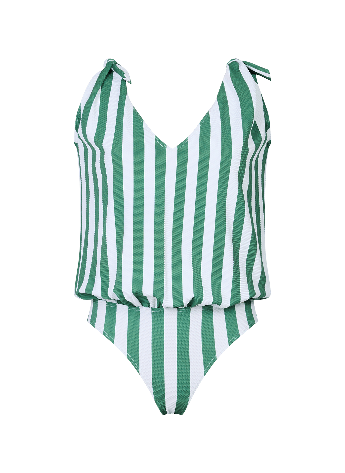Camille lemon printed swimsuit CALIPIGE Green