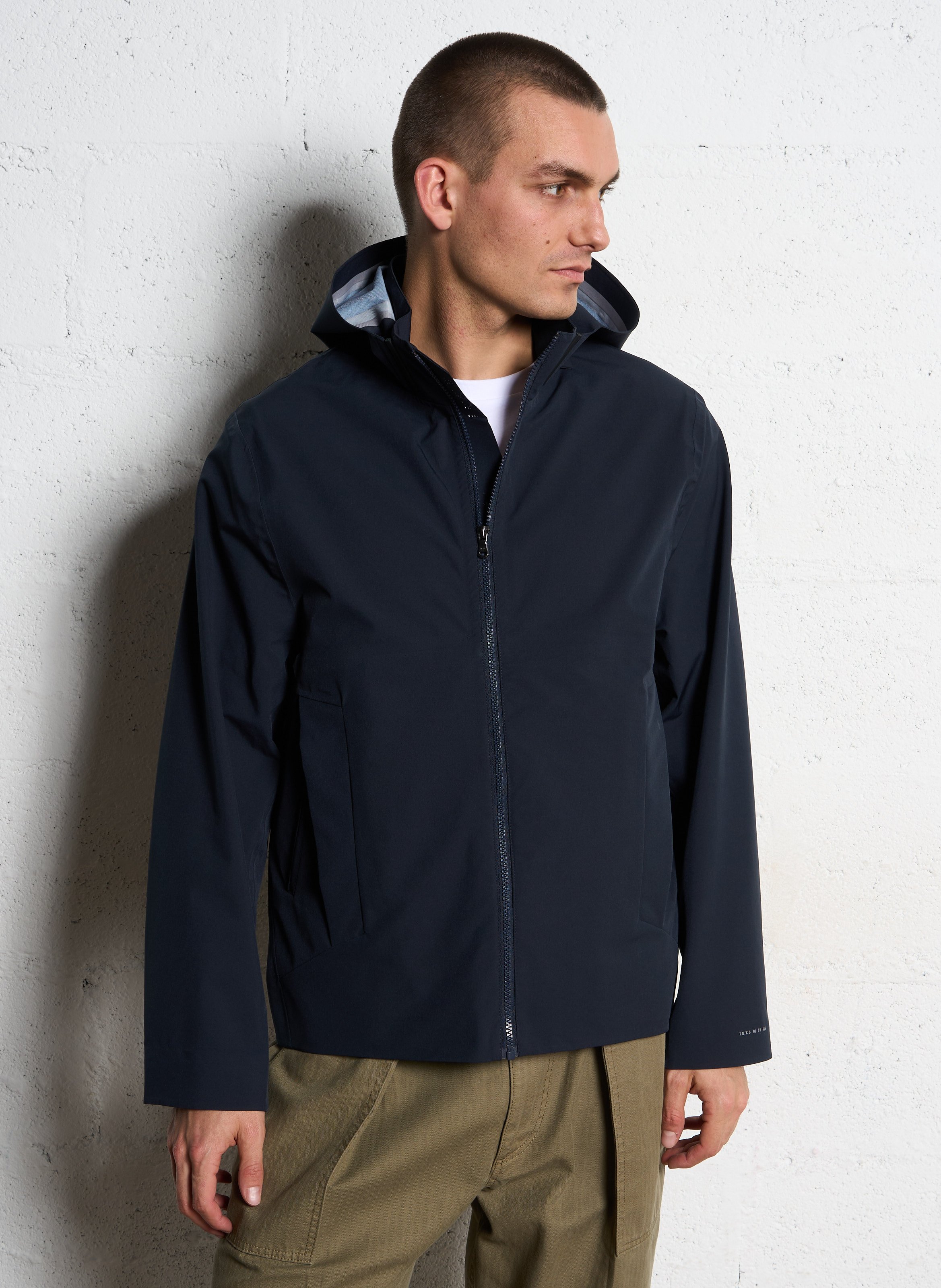 Parka à capuche IKKS Bleu