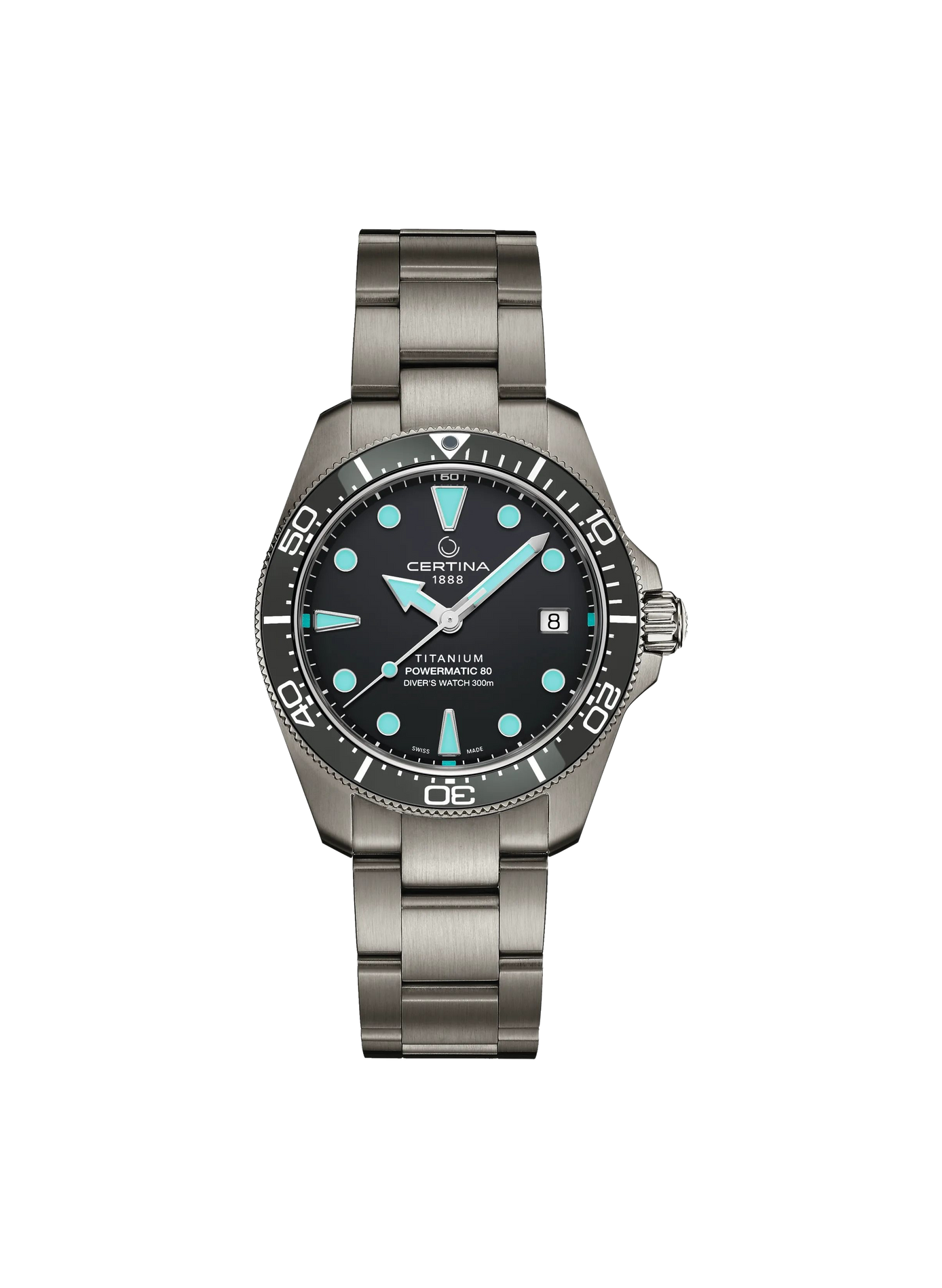 Montre automatique DS ACTION DIVER en titane CERTINA Gris