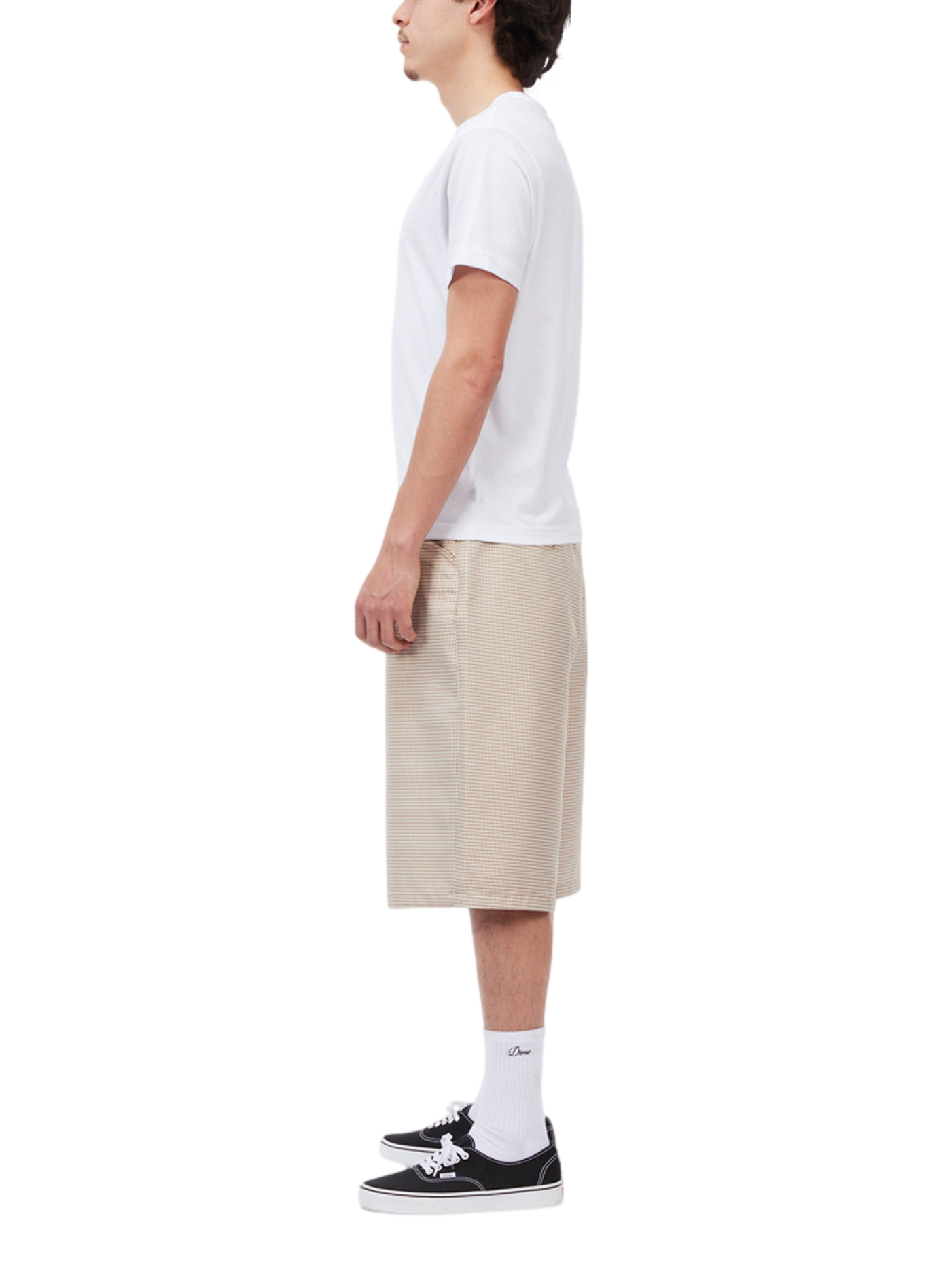 Large patterned Bermuda shorts DIME Beige