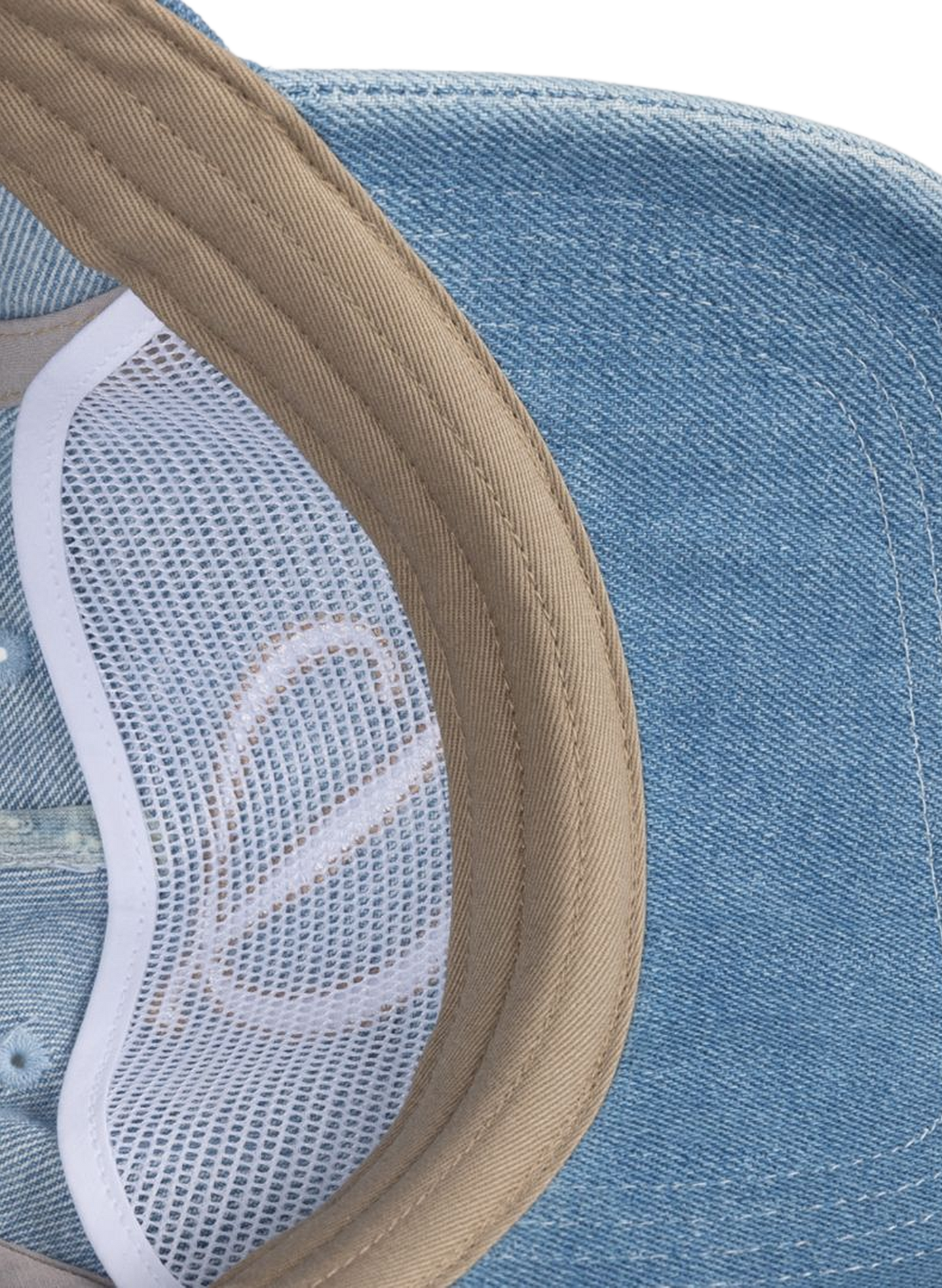 Faded cotton cap with embroidered logo DIME Blue