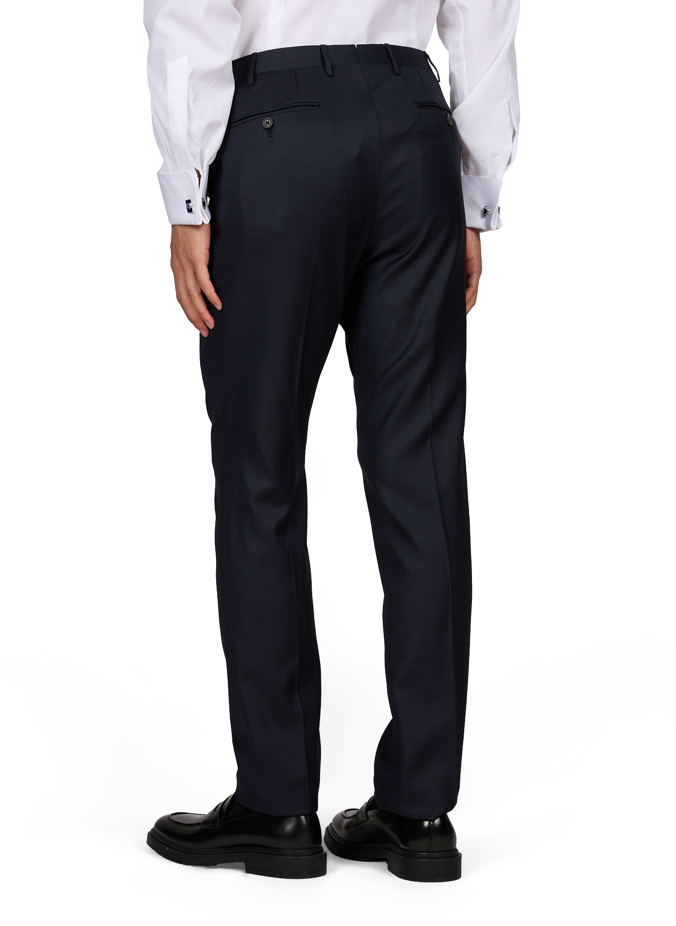 Tailored suit in virgin wool CORNELIANI Blue