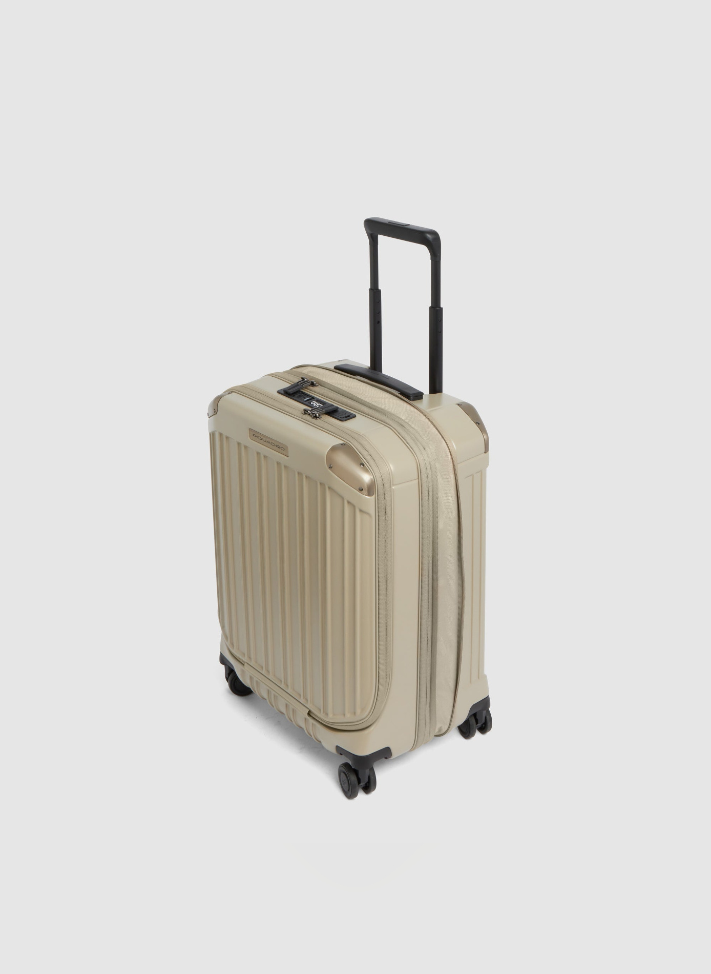Handbagage voor laptop met twee openingen PIQUADRO Beige